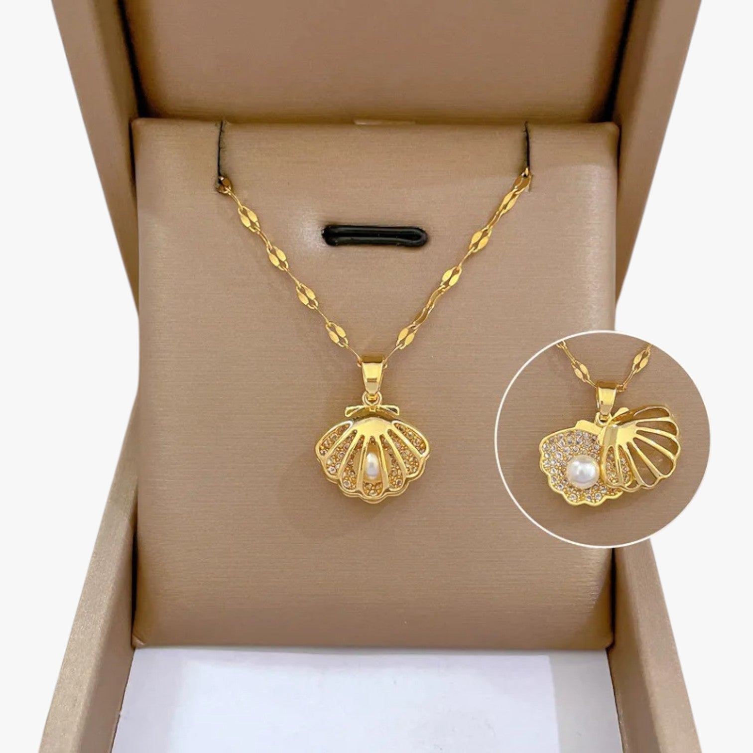 Nadia | Collana di perle di conchiglia retrò - - elegant womens necklaces necklace NECKLACES Necklaces for Women - Concept Palermo