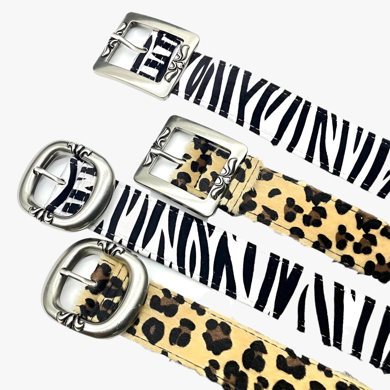 Dakota | Cintura Y2K Leopardata Stile Punk Vintage Donna - - Belts belts for woman waist belt for women Womens belt - Concept Palermo