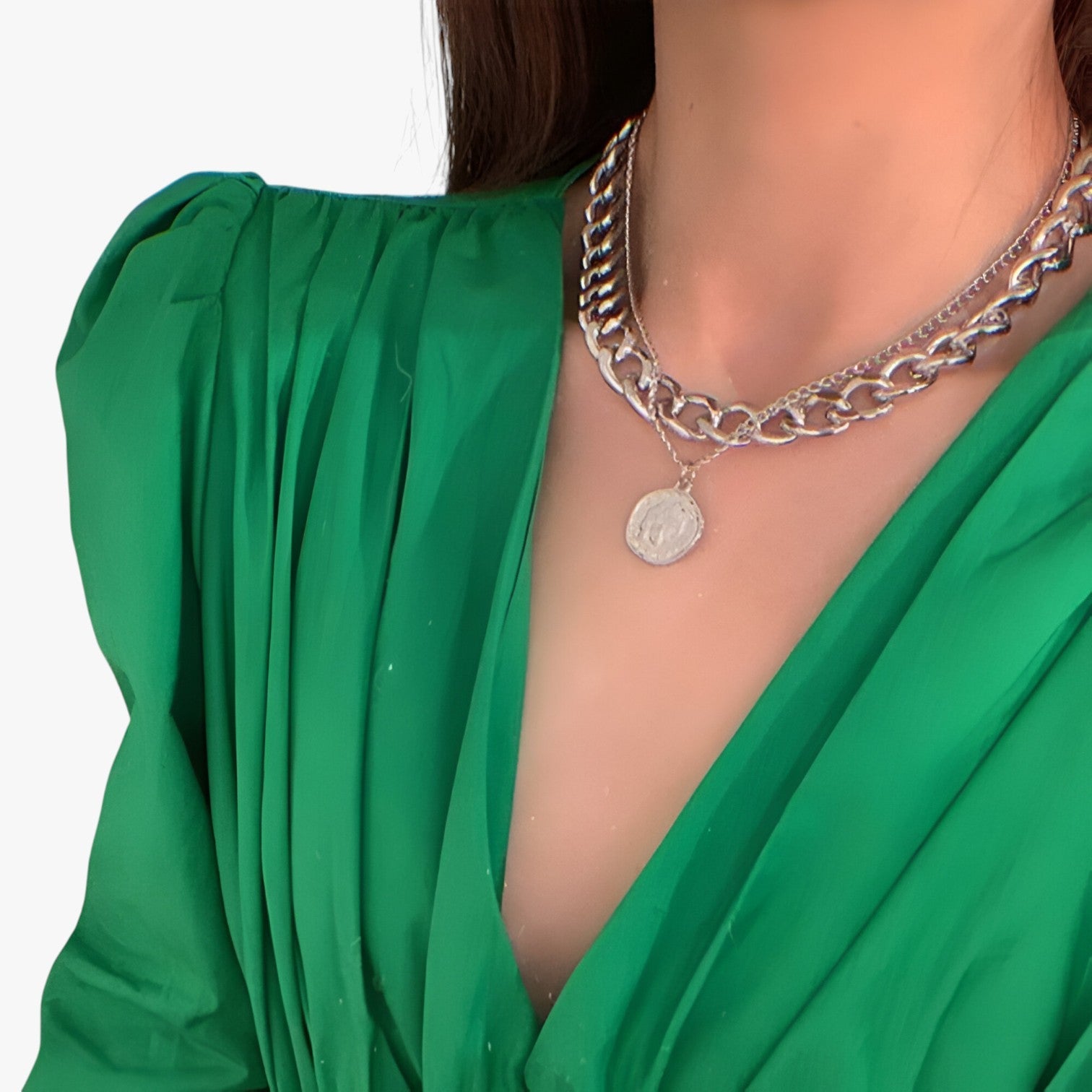 Genevieve | Collana con Monete a Più Strati - - Necklace NECKLACES Necklaces for Women - Concept Palermo