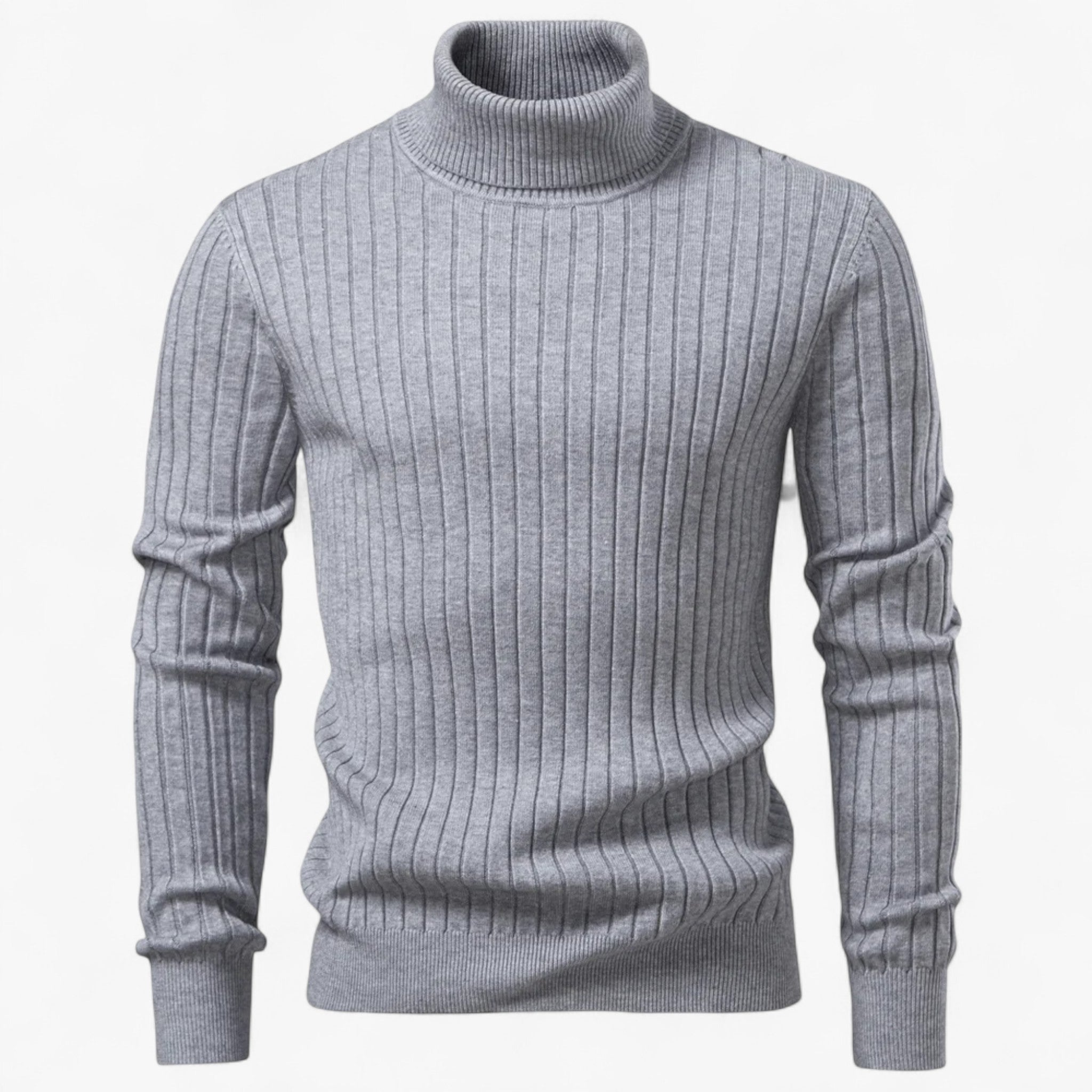 Jhunnie | Maglione a Collo Alto da Uomo - Grigio - Clothes clothes men Clothing Sweater sweater men sweaters - Concept Palermo