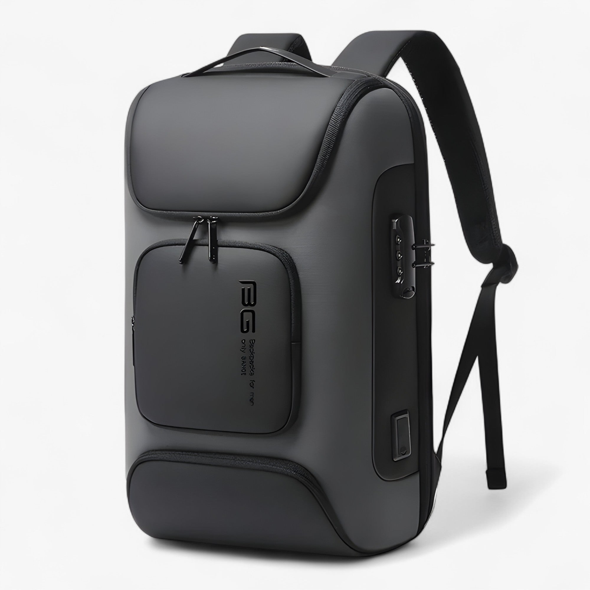 Luca | Zaino resistente all’acqua con porta USB - Grigio 47 x 30 x 16cm - Backpacks - Concept Palermo