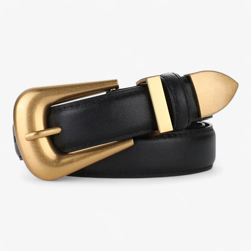 Sophia | Cintura a fibbia - Confortevole e alla moda - Nero 100cm - - Concept Palermo