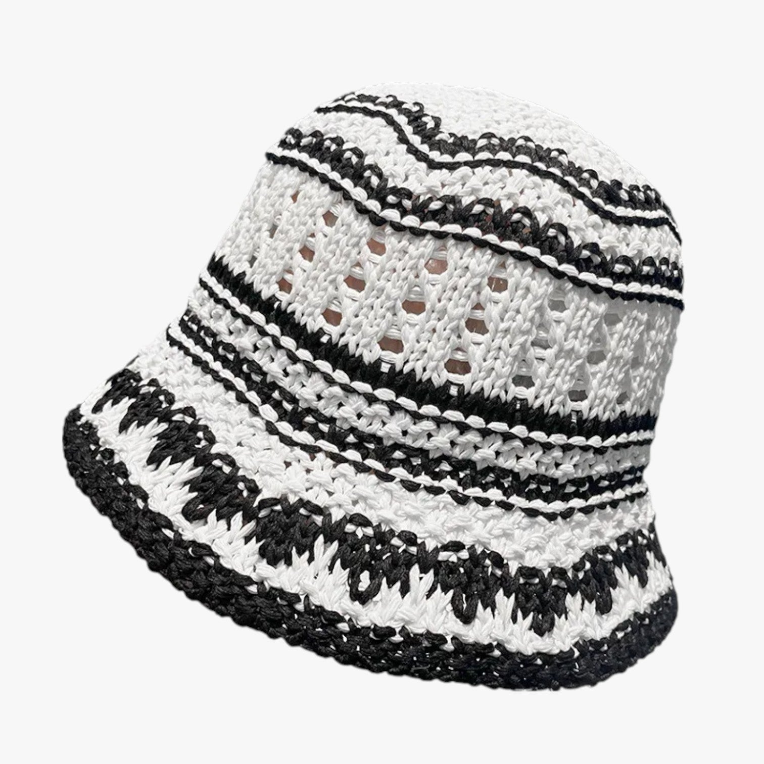 Elora | Cappello estivo traforato pieghevole da donna - BIANCO - hat Hat for girls hats women hat womens hat - Concept Palermo