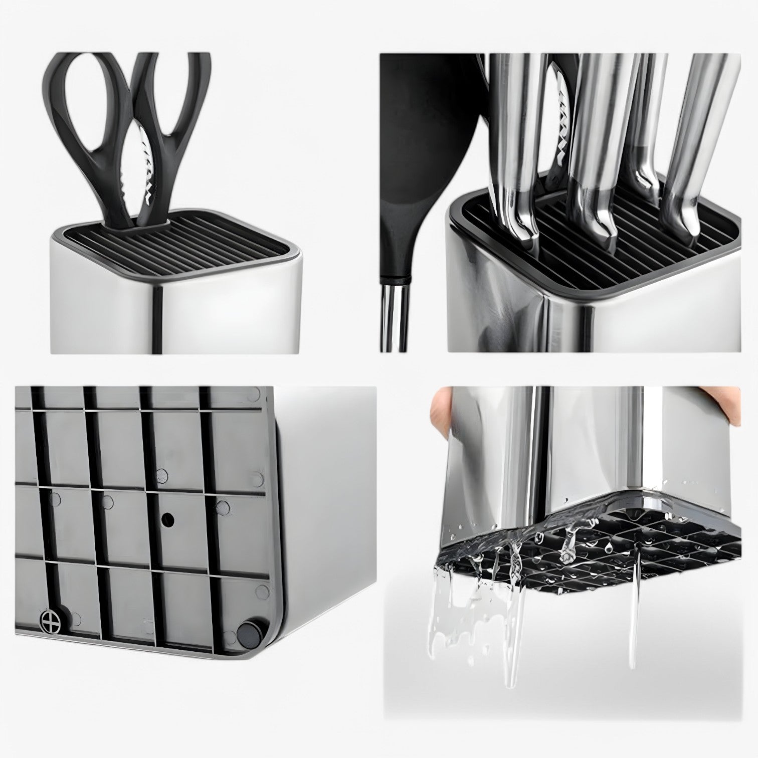 Davi | Blocco per misurazioni e organizer in acciaio inossidabile – Stoccaggio intelligente in cucina - - Kitchen kitchen accessory kitchen tools kitchen utensil - Concept Palermo