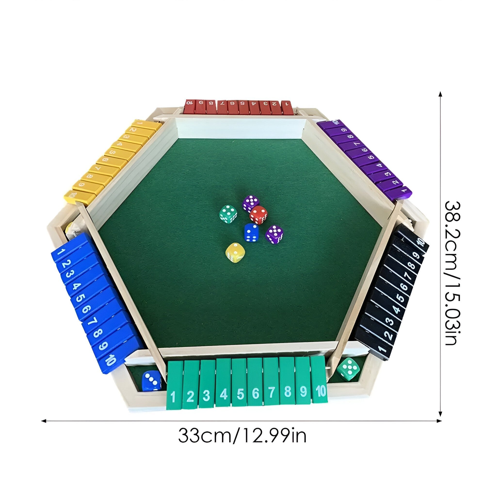 Gioco Strategico Divertente | Shut The Box - - board game kids toys toys & gifts - Concept Palermo