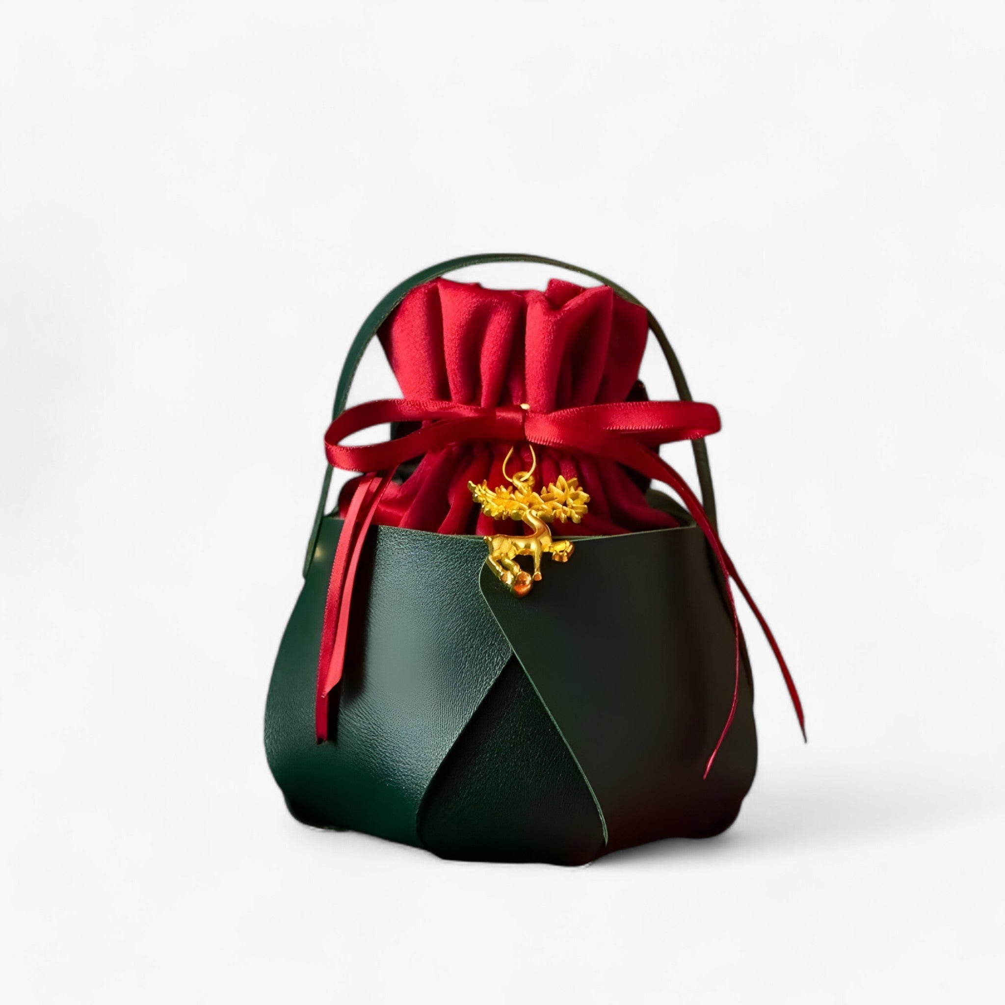 Layla | Juläpple Bag - Scatola regalo portatile per confezioni festive - Verde 1 1 +1 GRATIS - Christmas Christmas Day Gifts Christmas gift - Concept Palermo