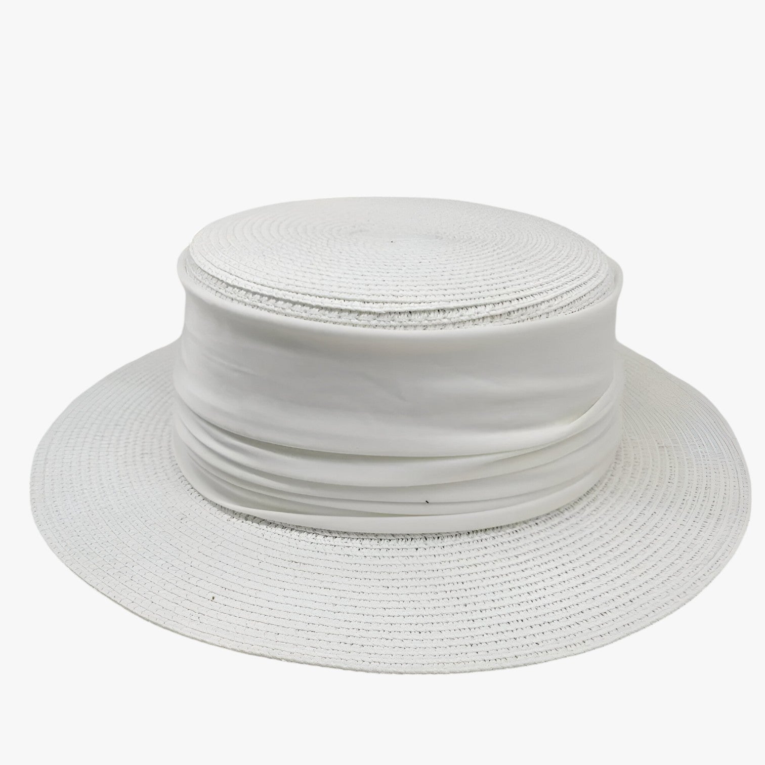 Gretchen | Chic e Protetto: Cappello da spiaggia Fedora estivo con bordo largo - Bianco 54-58cm - Hat for girls summer hat Sun Hats women hat - Concept Palermo