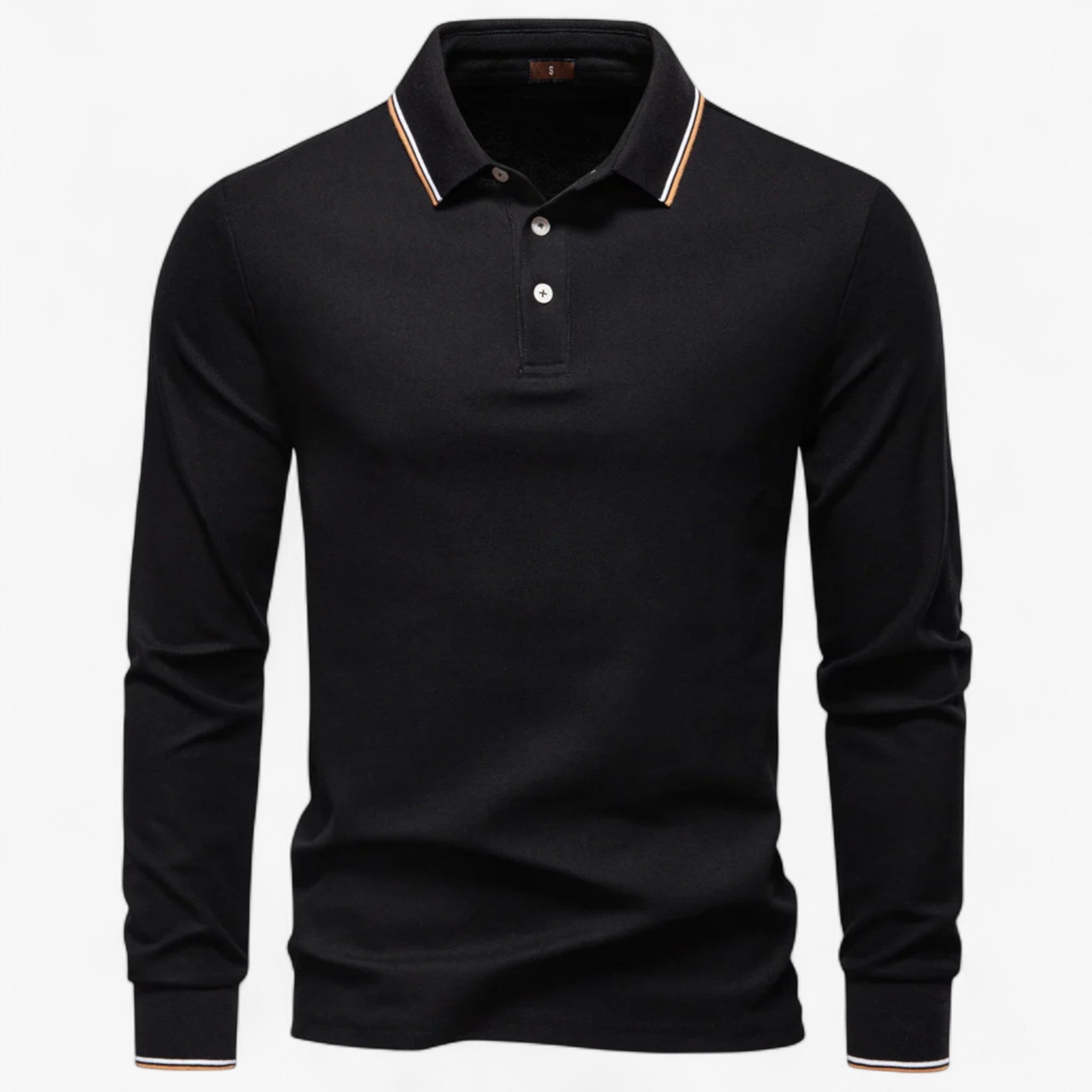 Petros | Polo da Uomo con Colletto - Nero - Clothes clothes men Clothing Sweater sweater men sweaters - Concept Palermo
