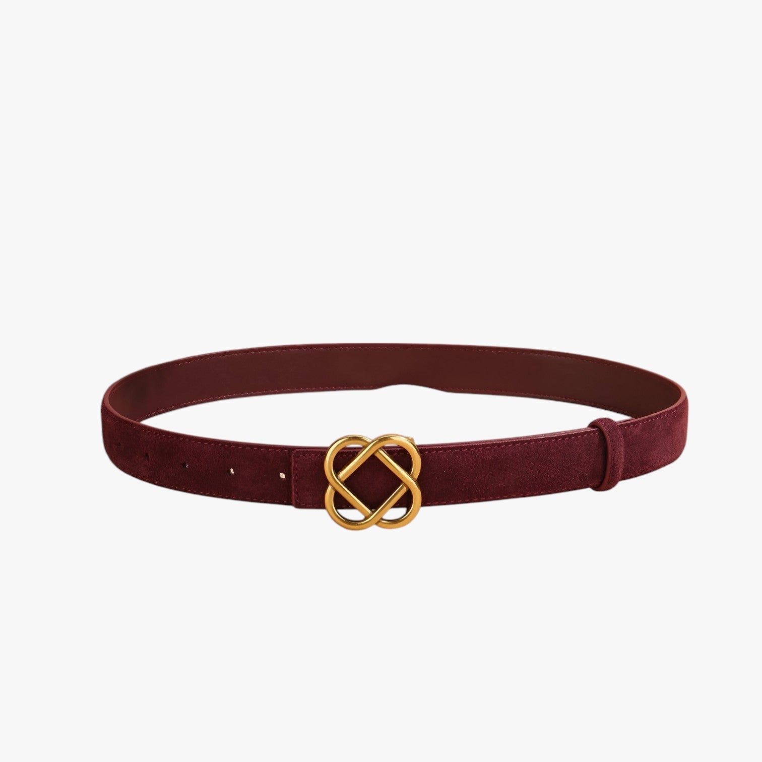 Evie | Cintura in pelle vintage - Dona un tocco di charme retrò al tuo look - Bordeaux 100cm - belt buckle women Belts waist belt for women women - Concept Palermo