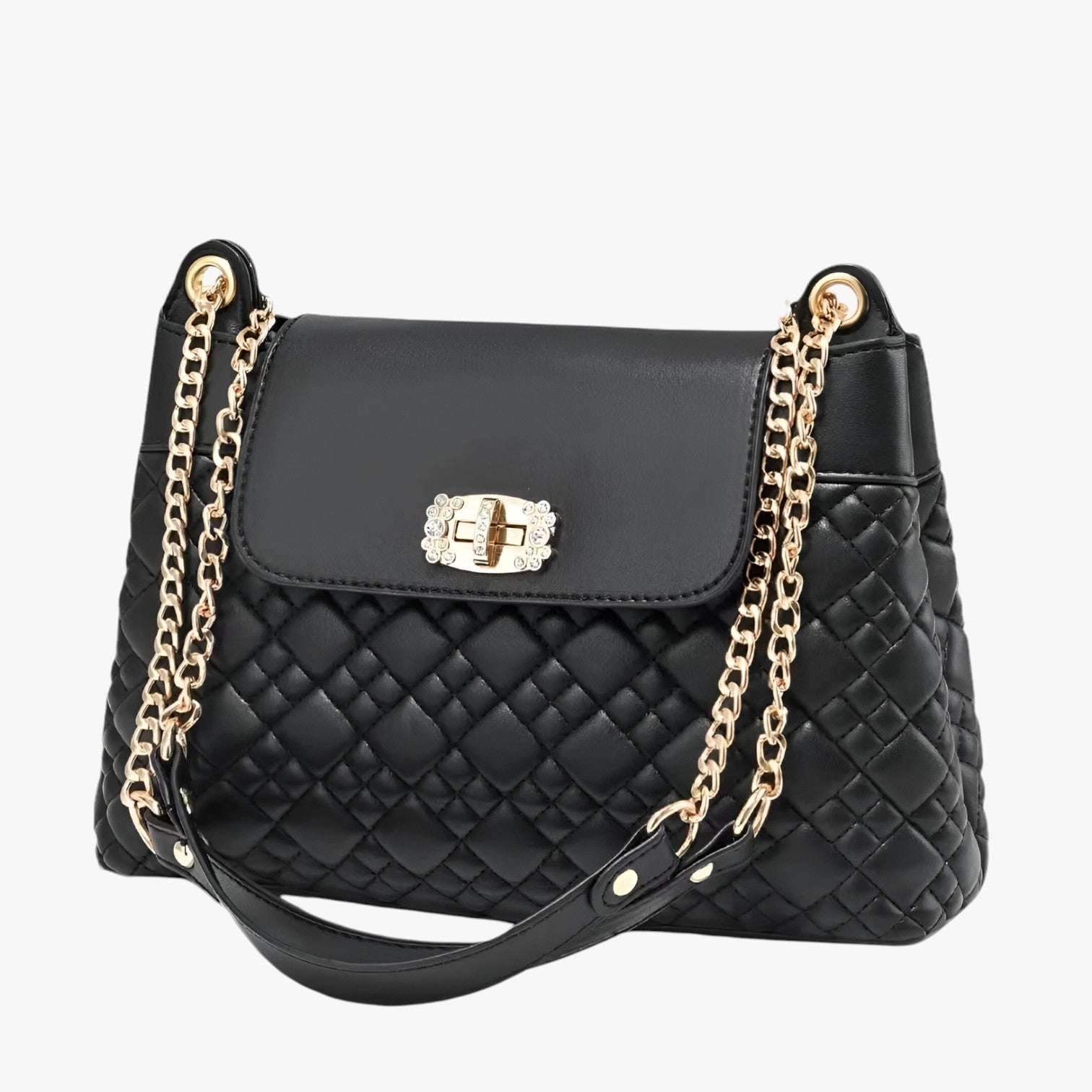 Isla | Borsa secchiello a tracolla elegante e pratica - Nero - Bags handbags women bags Women's handbags - Concept Palermo
