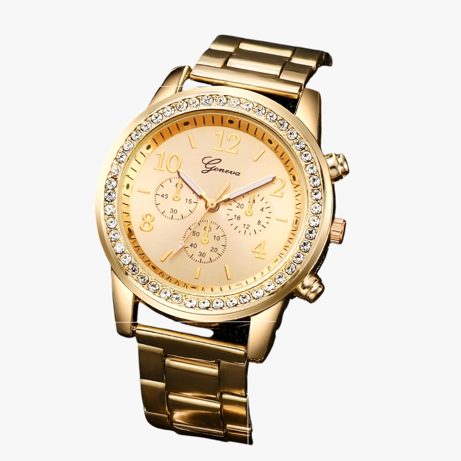 Khloe | Elegante orologio con bracciale in oro e diamanti - - female watch ladies watch watch for women watches wrist watches for women - Concept Palermo