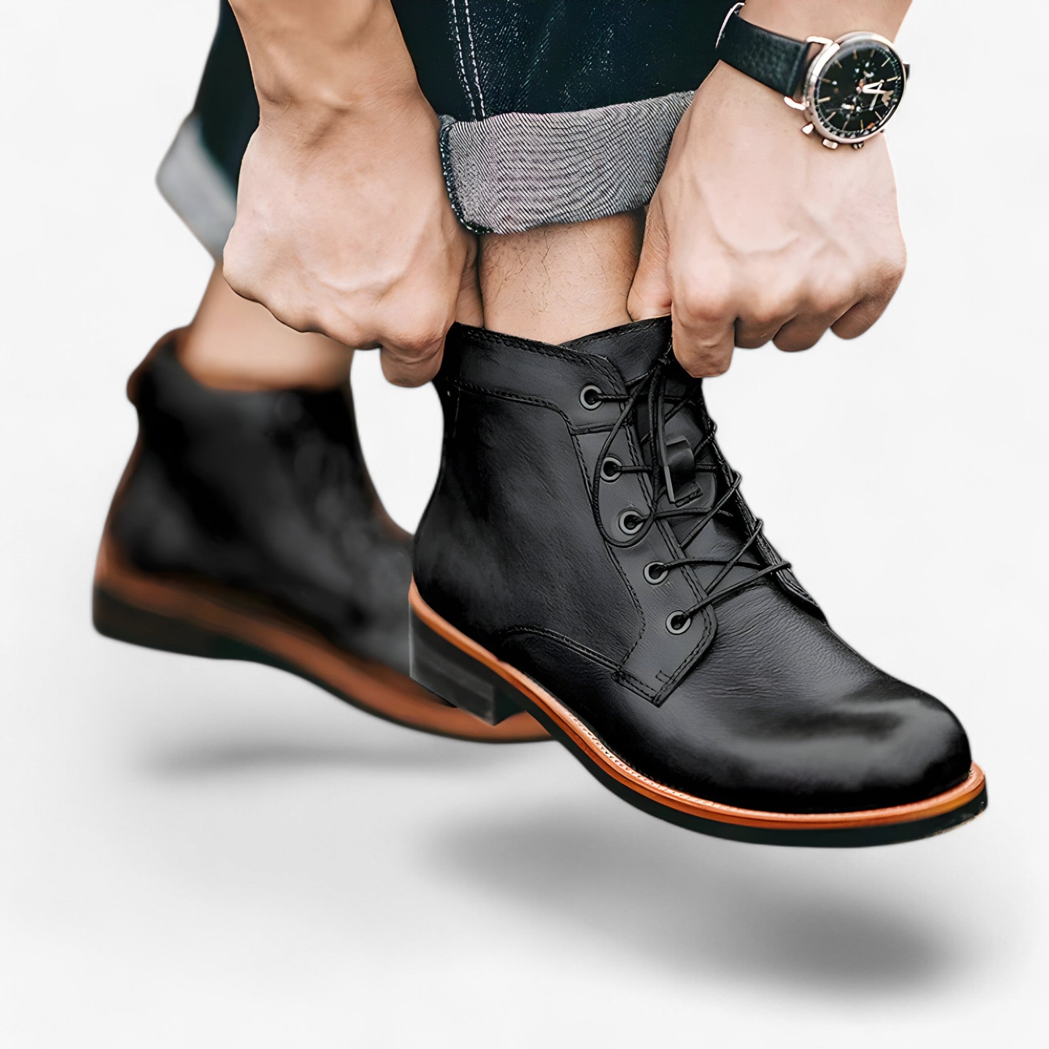 Serge | Stivaletti alti da uomo – Stile robusto e comfort massimo - - Boots & Shoes MA-PRODUKT-LI Men's Shoes shoes shoes for men Shoes men - Concept Palermo