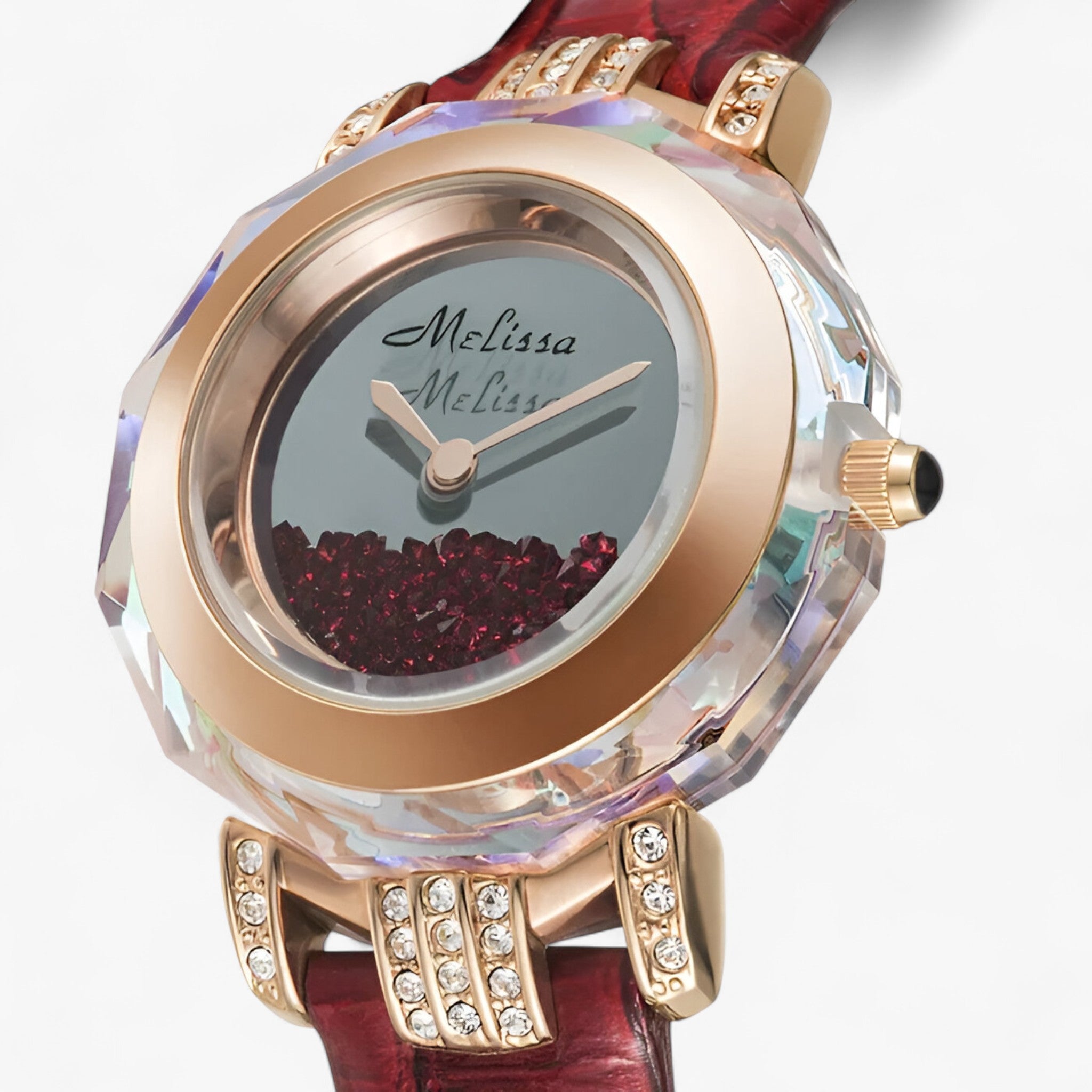 ISSA | Orologio da donna con cristalli austriaci e movimento al quarzo giapponese - - female watch watch for women - Concept Palermo