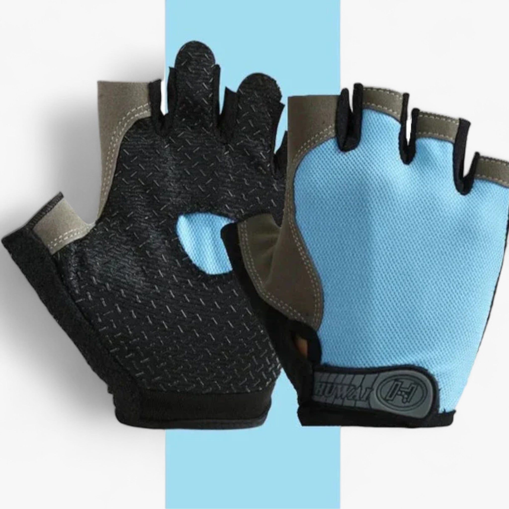 Guanti sportivi antiscivolo GripMaster: freschi, comodi e resistenti - Azzurro chiaro - bicycle gloves gloves gloves for men mens gloves - Concept Palermo