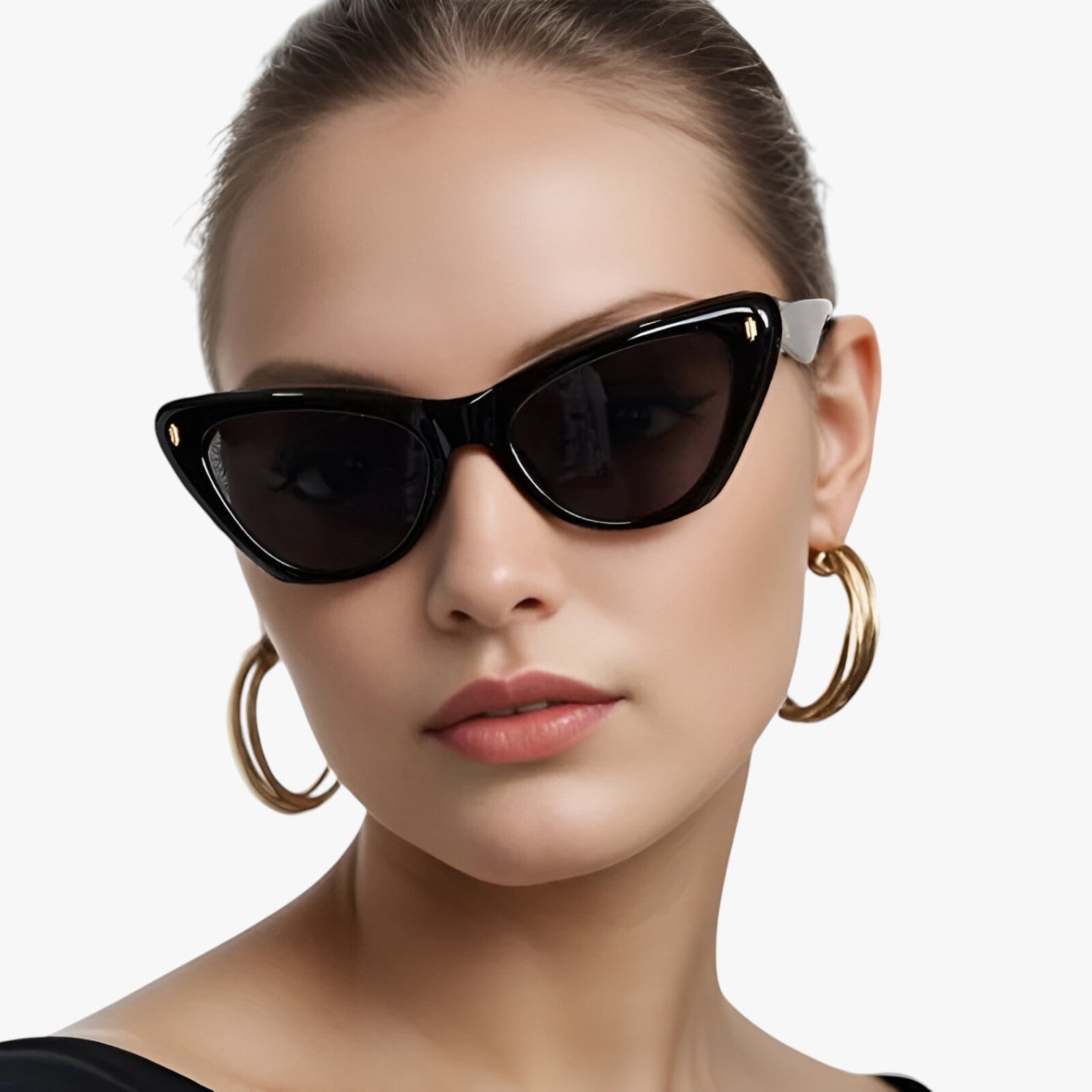 Kamila | Vintage Chic - Occhiali da sole Cat-Eye Ovali per protezione UV - - Fashion Sunglasses polarized sunglasses women Sunglasses - Concept Palermo