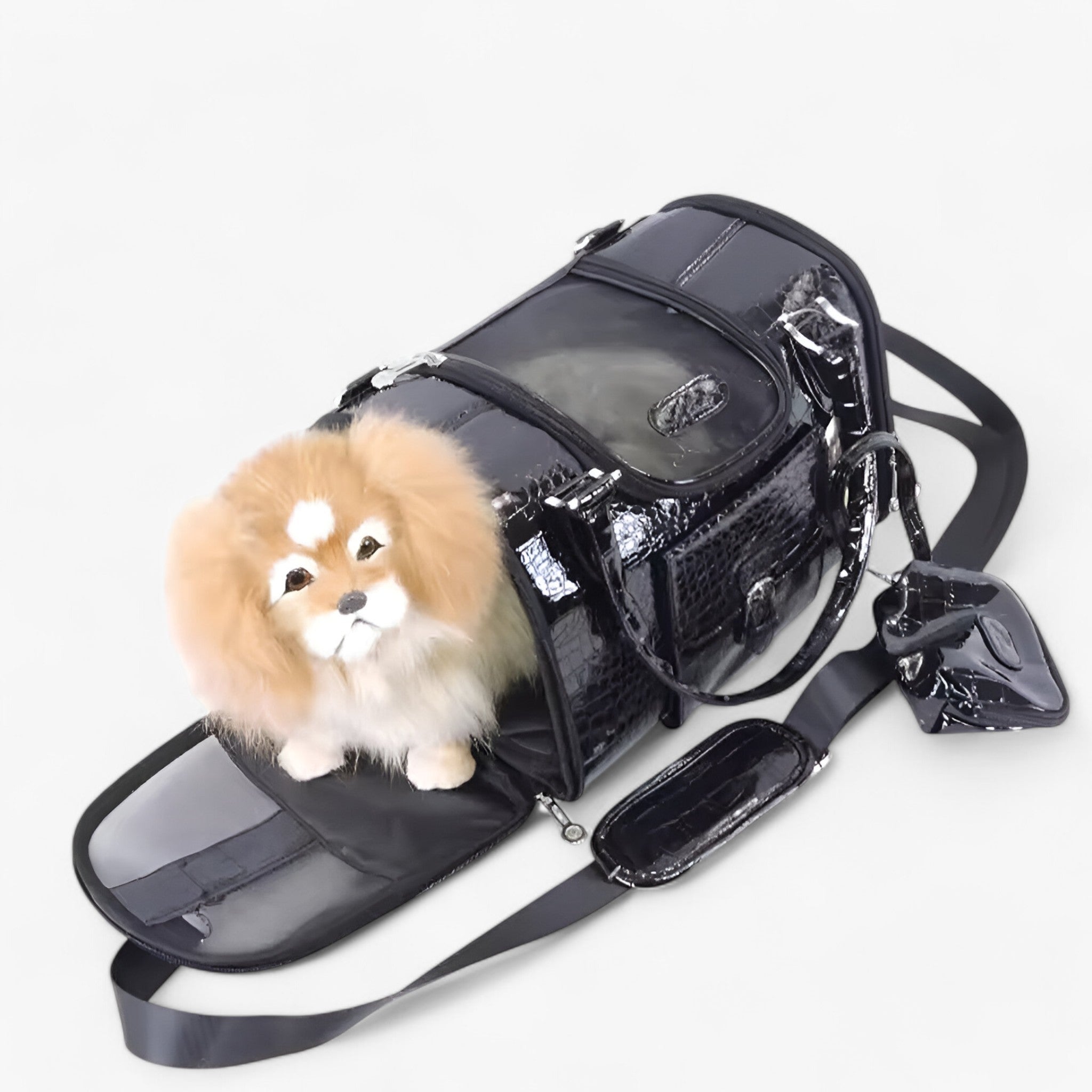 Hannah | Elegante borsa per cani in PU pelle - - - Concept Palermo