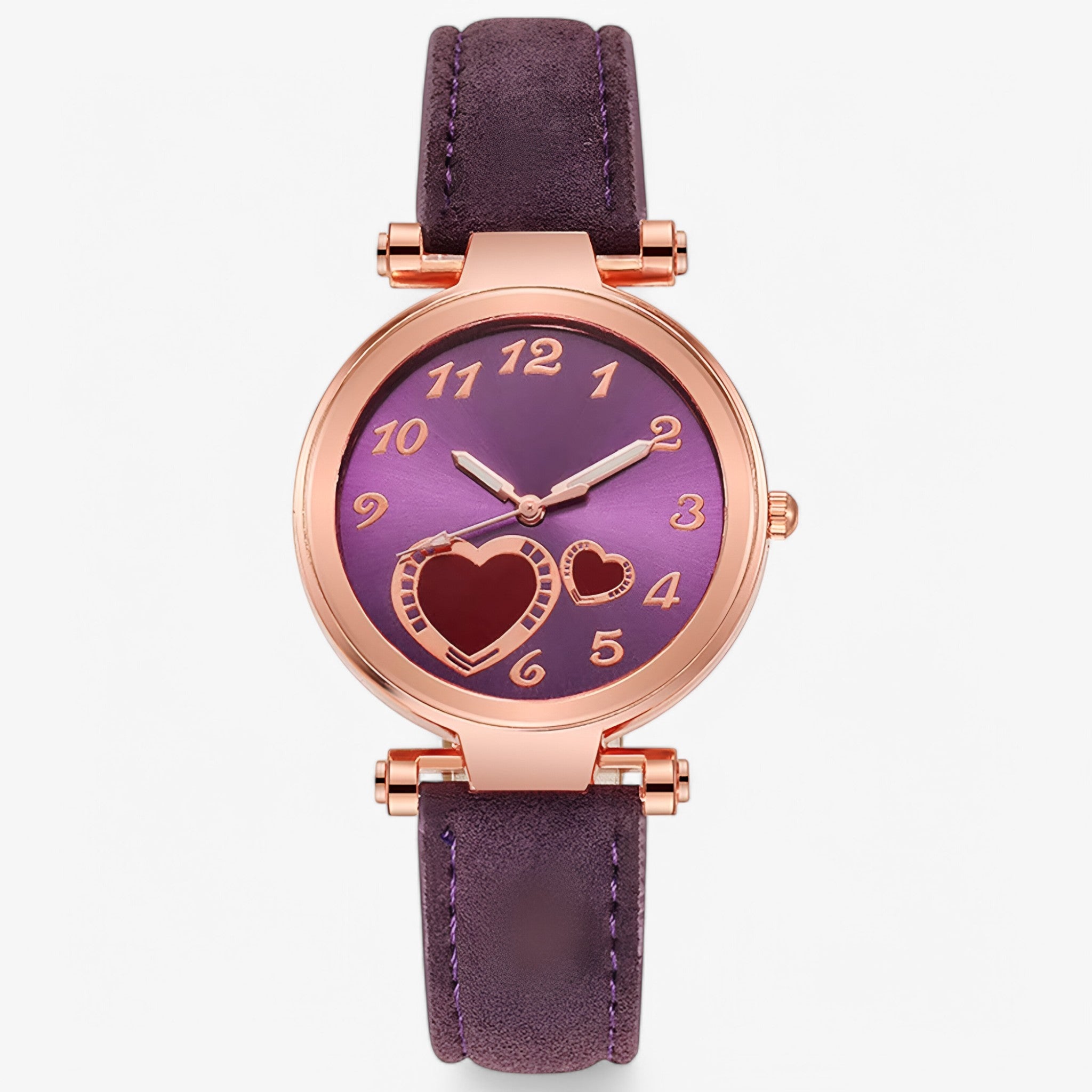 Janice | Orologio da donna in pelle con bracciale al quarzo e design di lusso - - - Concept Palermo