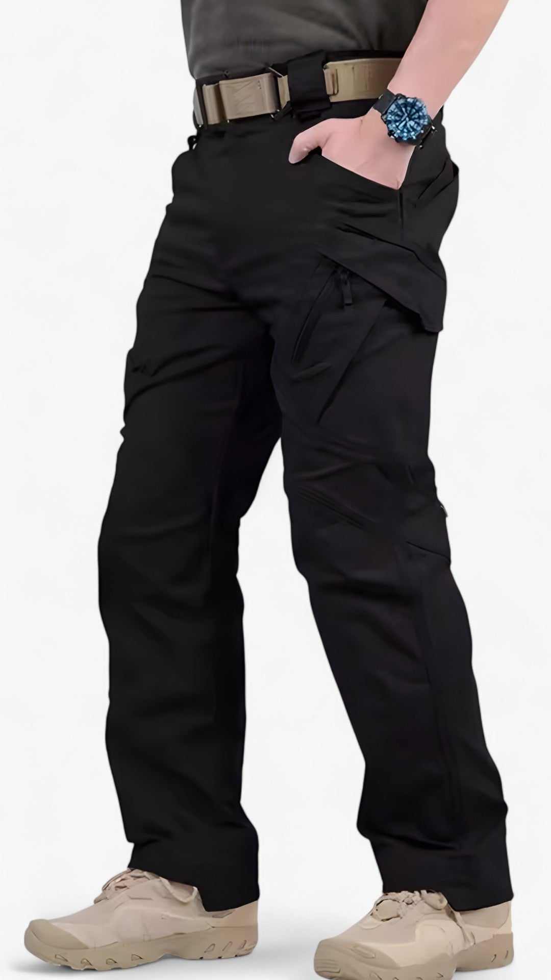 Jakob | Pantaloni da Esterno - Nero - pants for men trouser - Concept Palermo