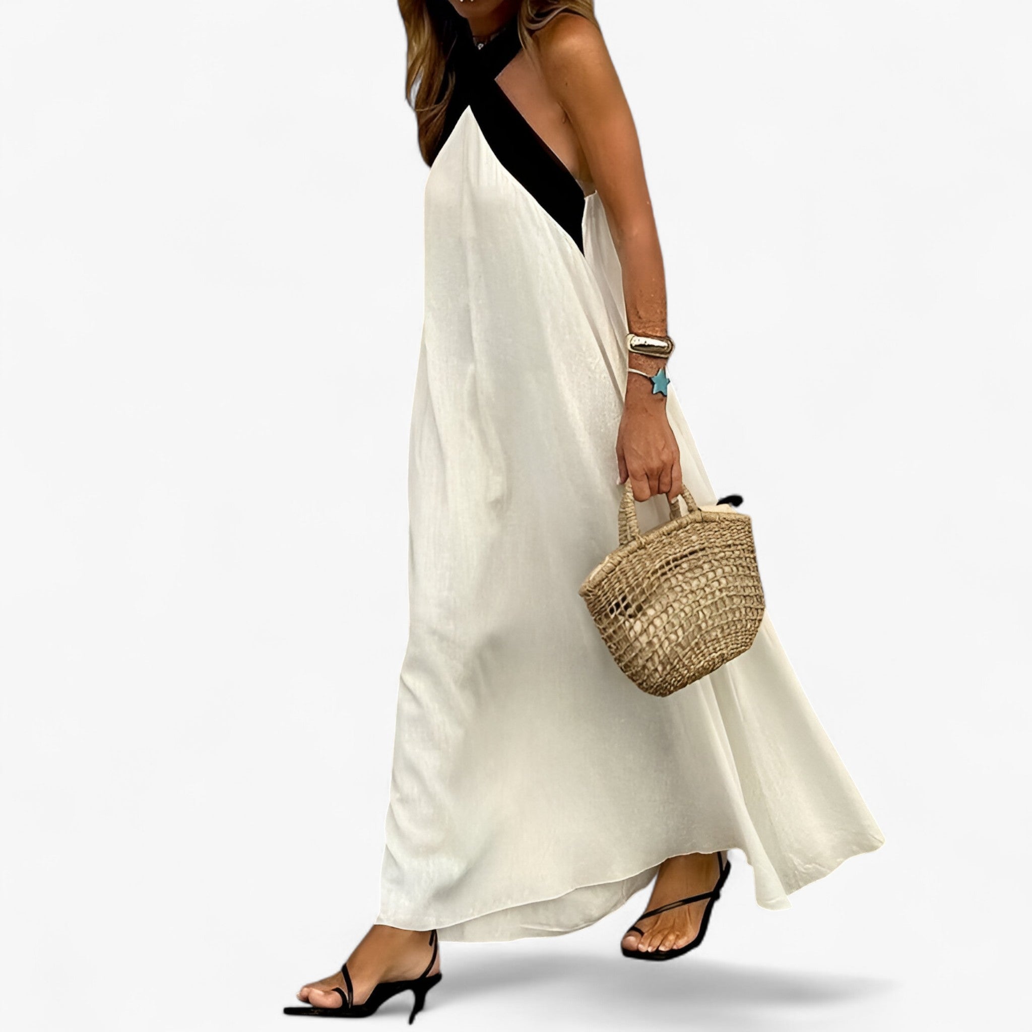 Klara | Abito con scollo all'americana – Elegante e intramontabile - - casual dresses moda mujer ropa spring summer - Concept Palermo