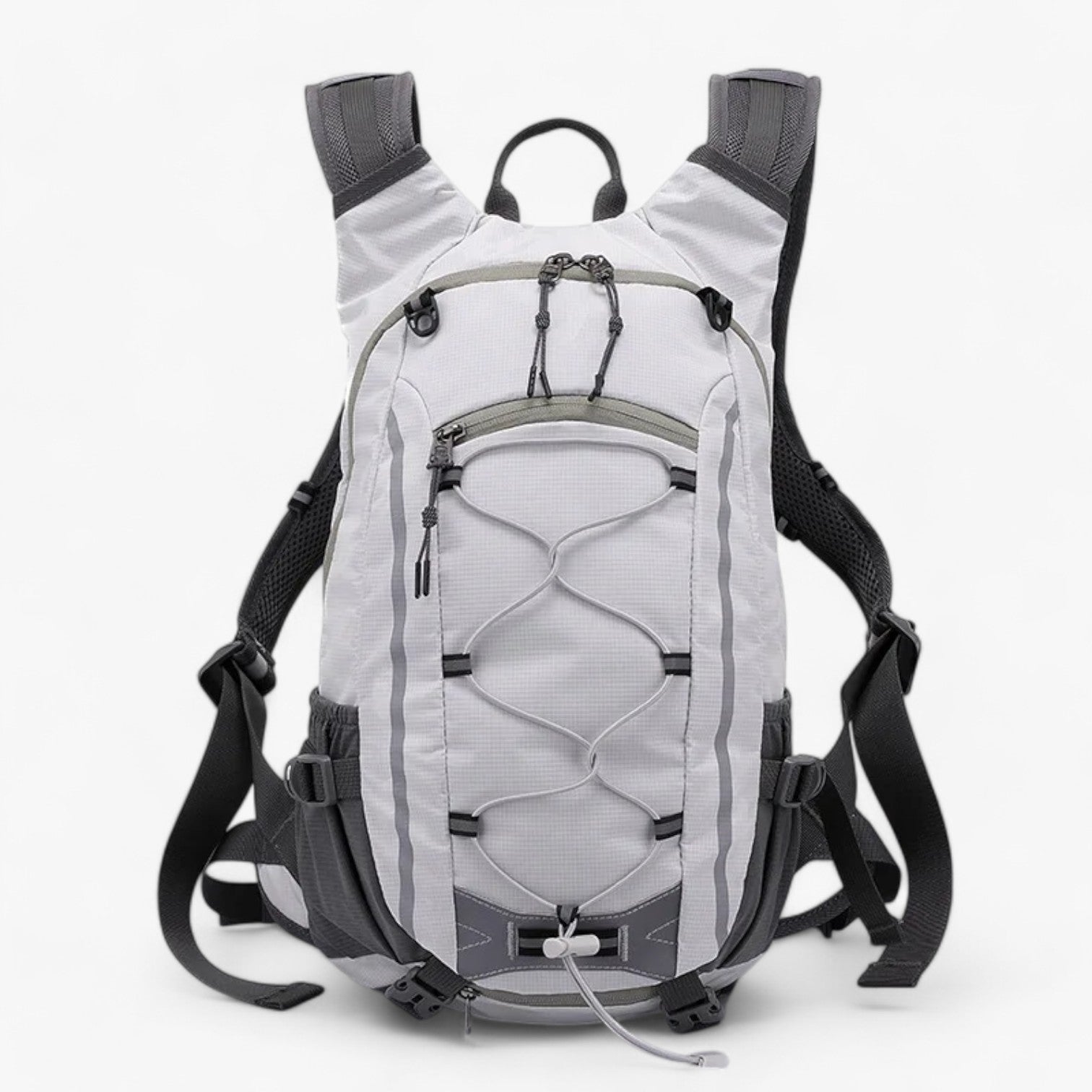 Jairo | Zaino Leggero per Escursionismo e Ciclismo - grigio bianco - Backpacks Bags mens bag - Concept Palermo