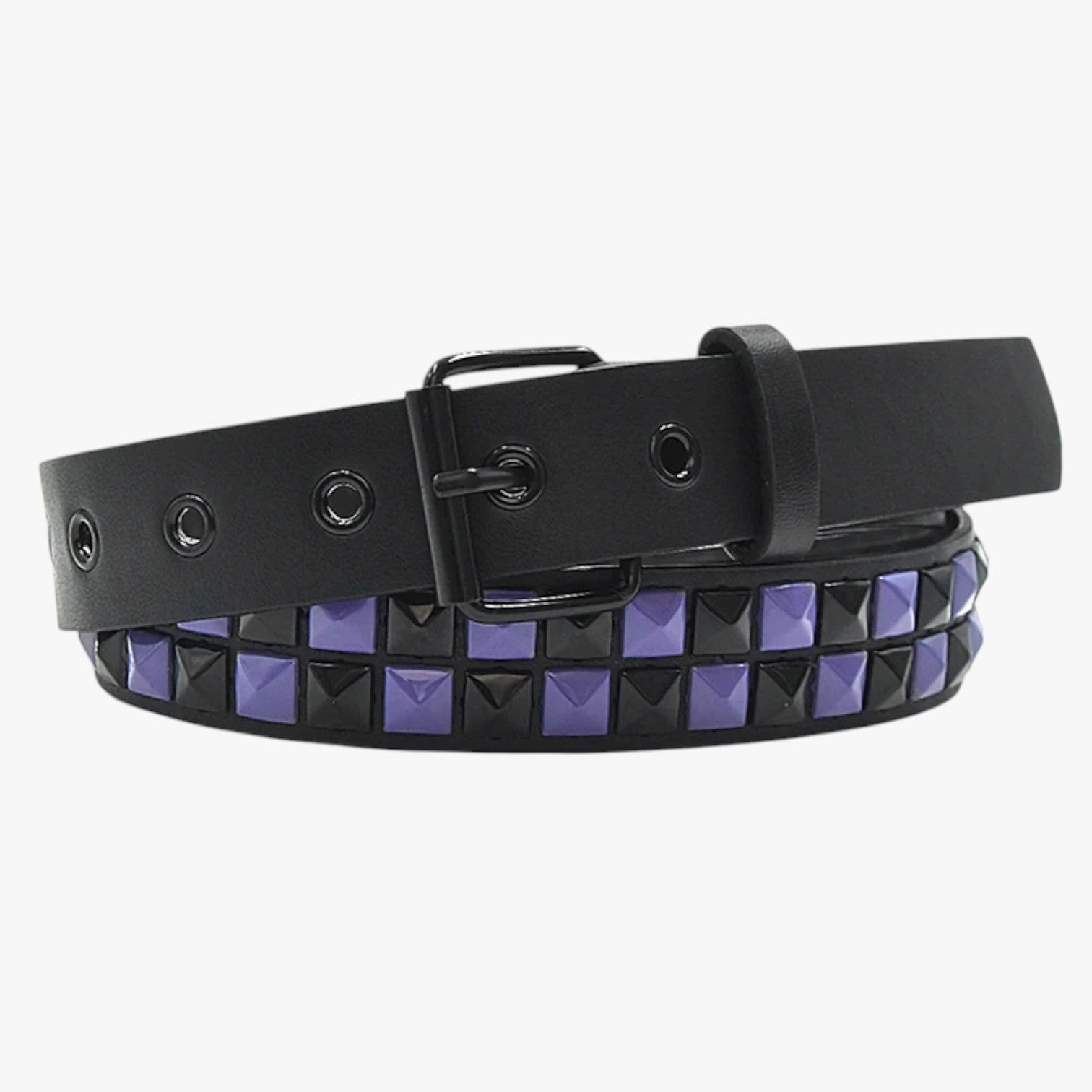 Blaire | Cintura con rivetti punk e vestibilità elasticizzata - blu - Belts waist belt for women Womens belt - Concept Palermo