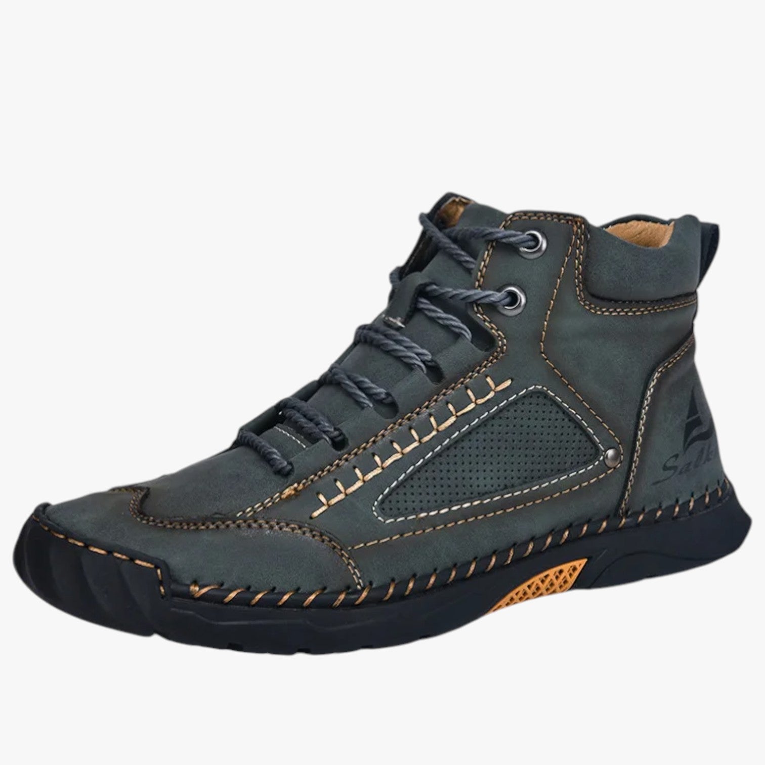 Justin | Stivali da Uomo Fatti a Mano Design in Pelle, Traspiranti & Stile Casual Premium - verde - Boots & Shoes Men's Shoes shoes shoes for men - Concept Palermo