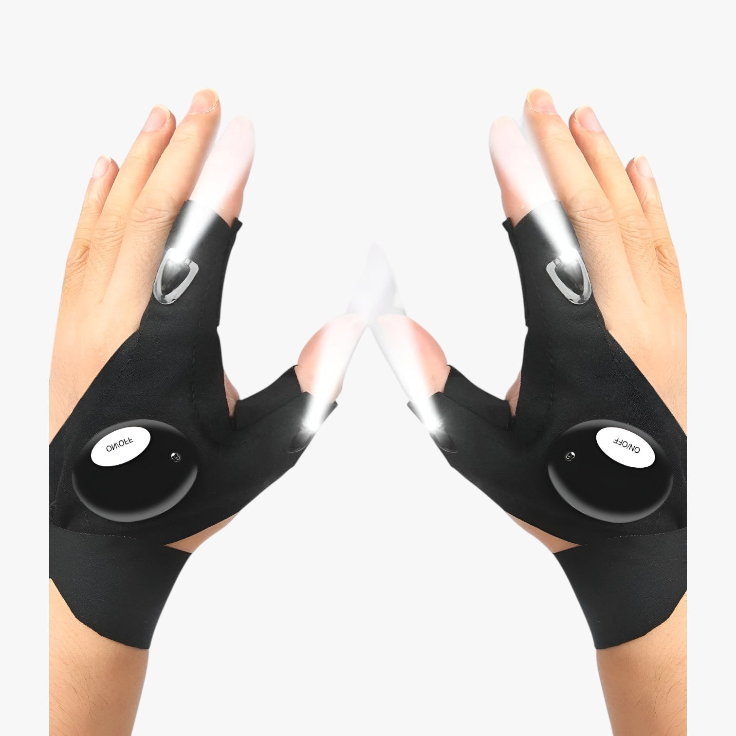 Harrison | Guanti senza dita LED con luce handsfree per esterni - - gloves mens accessory - Concept Palermo