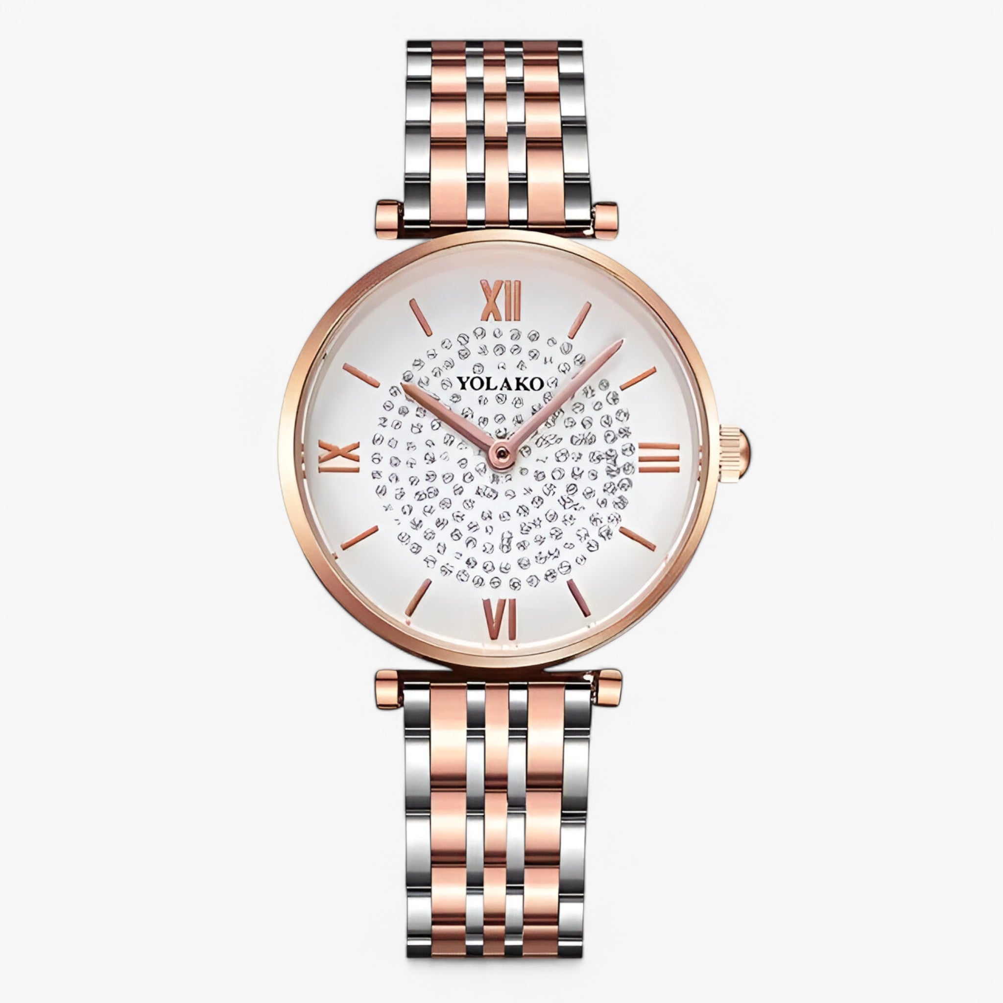 Rosana | Orologio da donna elegante in acciaio inossidabile al quarzo - Oro rosa - female watch watch for women - Concept Palermo