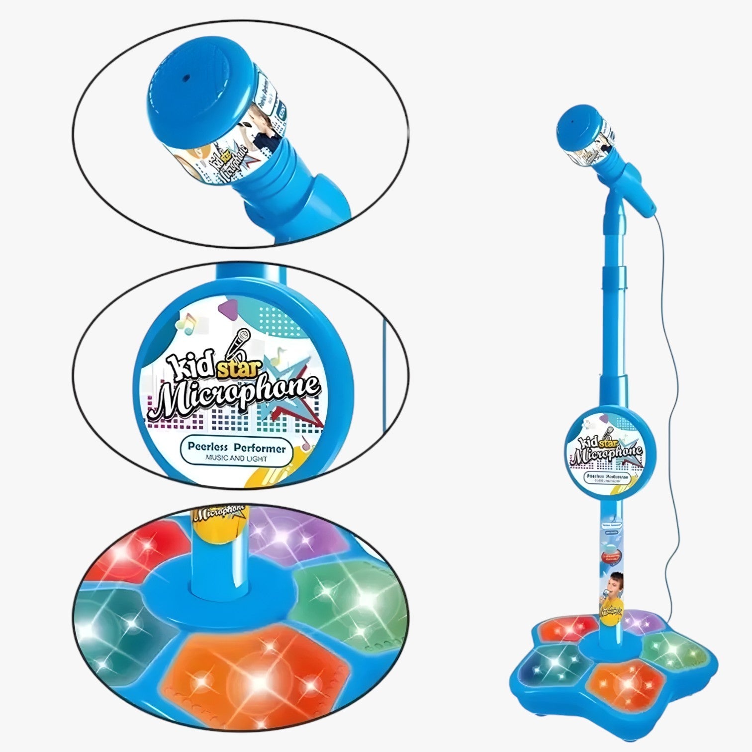 Chiara | Microfono per bambini con supporto – Cantare, imparare e giocare - - toys toys & gifts toys for kids - Concept Palermo