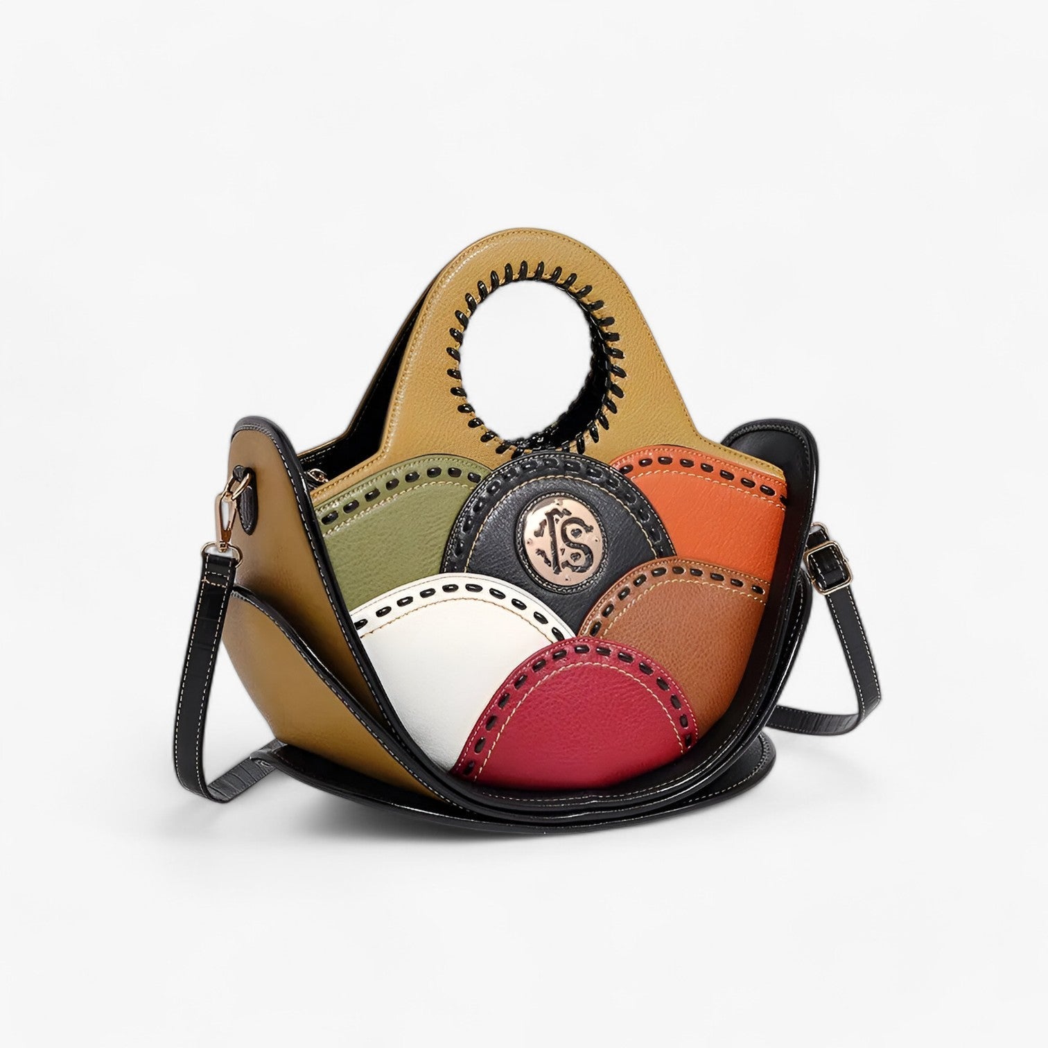 Valeria | Grande Borsa a Spalla in Pelle con Ampi Scomparti - - Shoulder Bags Women's shoulder bag - Concept Palermo