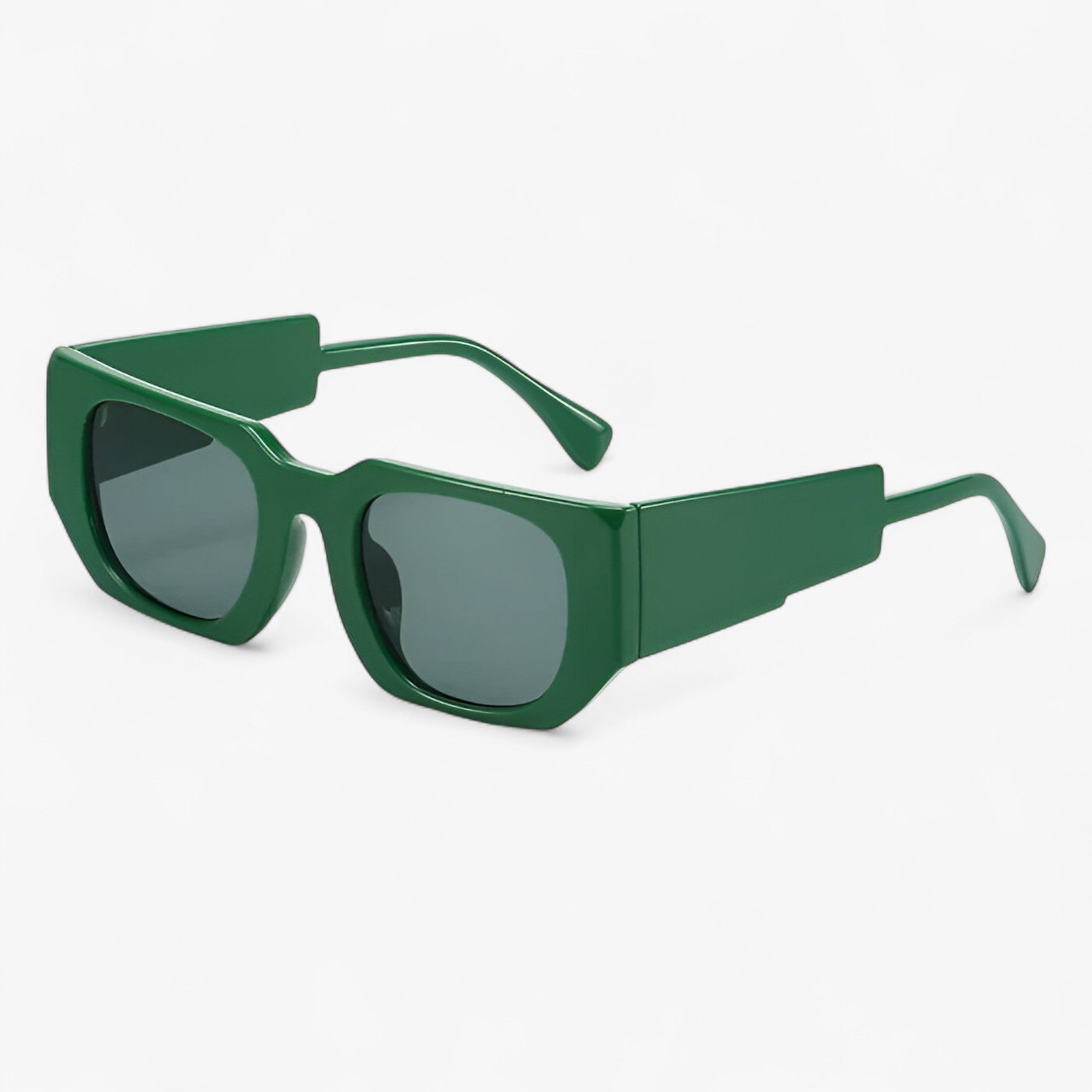 Axel | Occhiali da sole rettangolari punk stile - verde grigio Come mostrato - Fashion Sunglasses men sunglasses polarized Polarized man sunglasses Sunglasses sunglasses polarized men - Concept Palermo