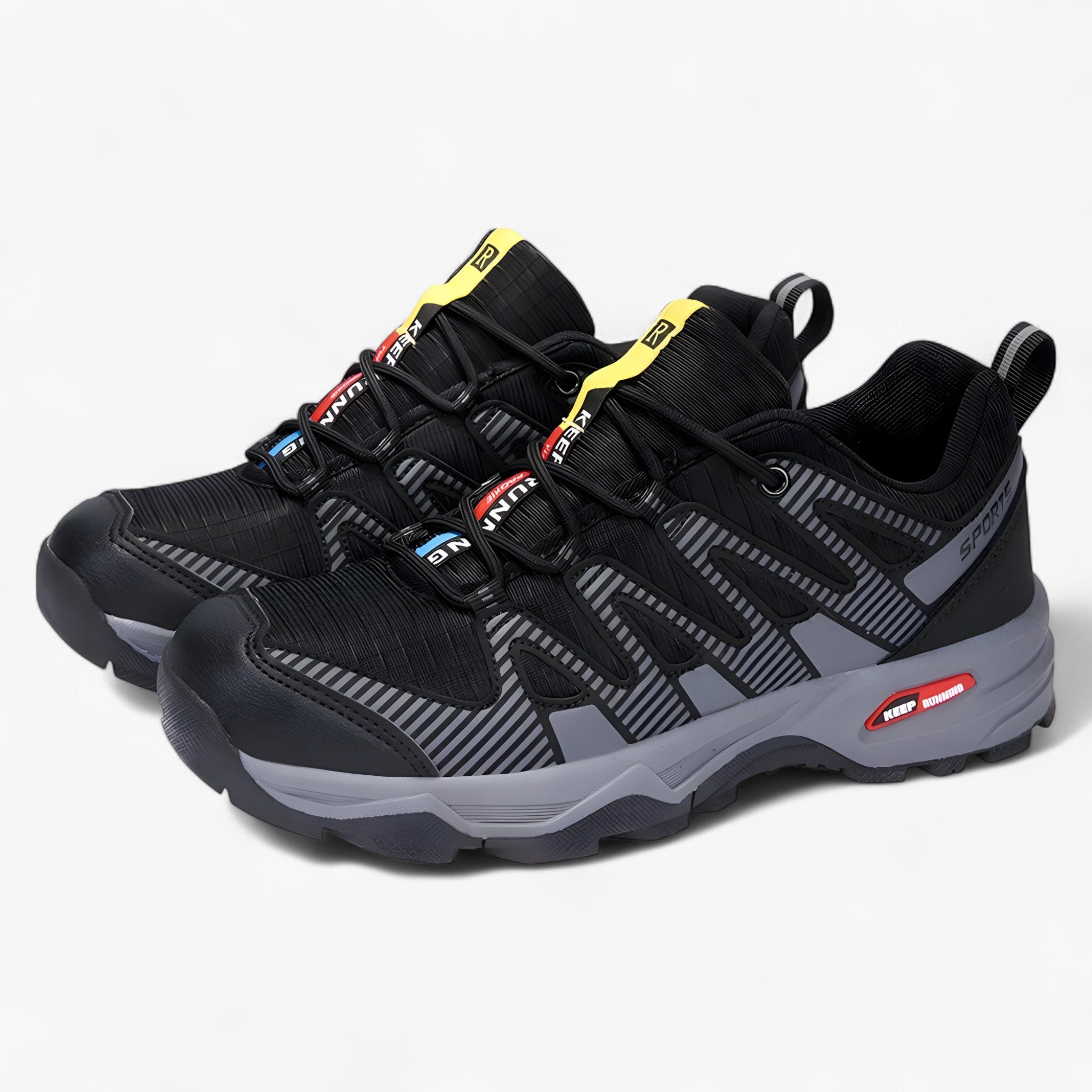 Scarpe Da Passeggio Uomo Impermeabili con Suola Antiscivolo - Arancione - Boots & Shoes hiking boots hiking shoes - Concept Palermo