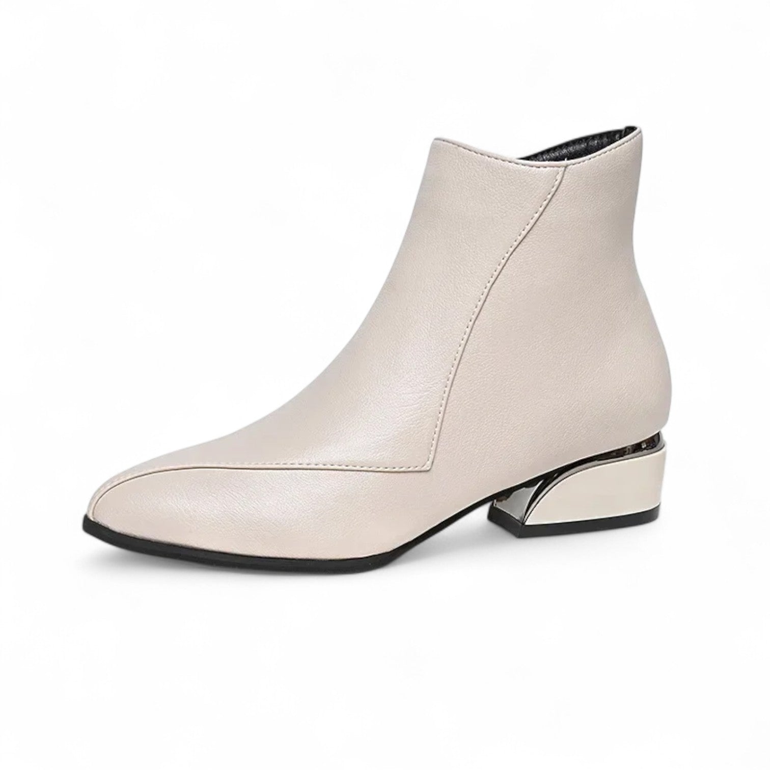 Marissa | Eleganti stivaletti da donna: leggeri, comodi ed eleganti - beige - Boots & Shoes womens boots - Concept Palermo
