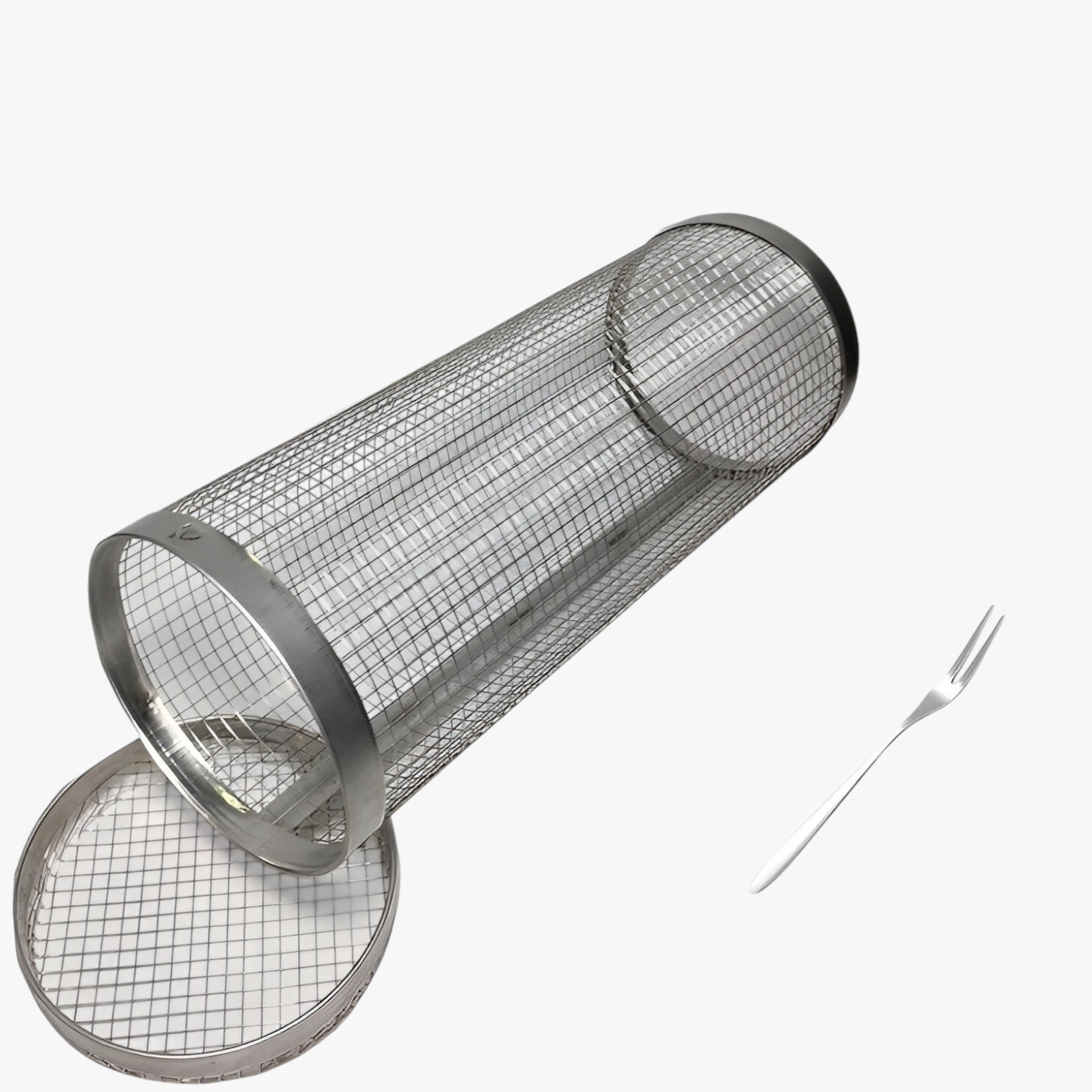 Harmoni | Griglia BBQ rotante – Cottura uniforme, niente problemi con la rotazione - Grande Cesto x1 - Kitchen kitchen accessory - Concept Palermo