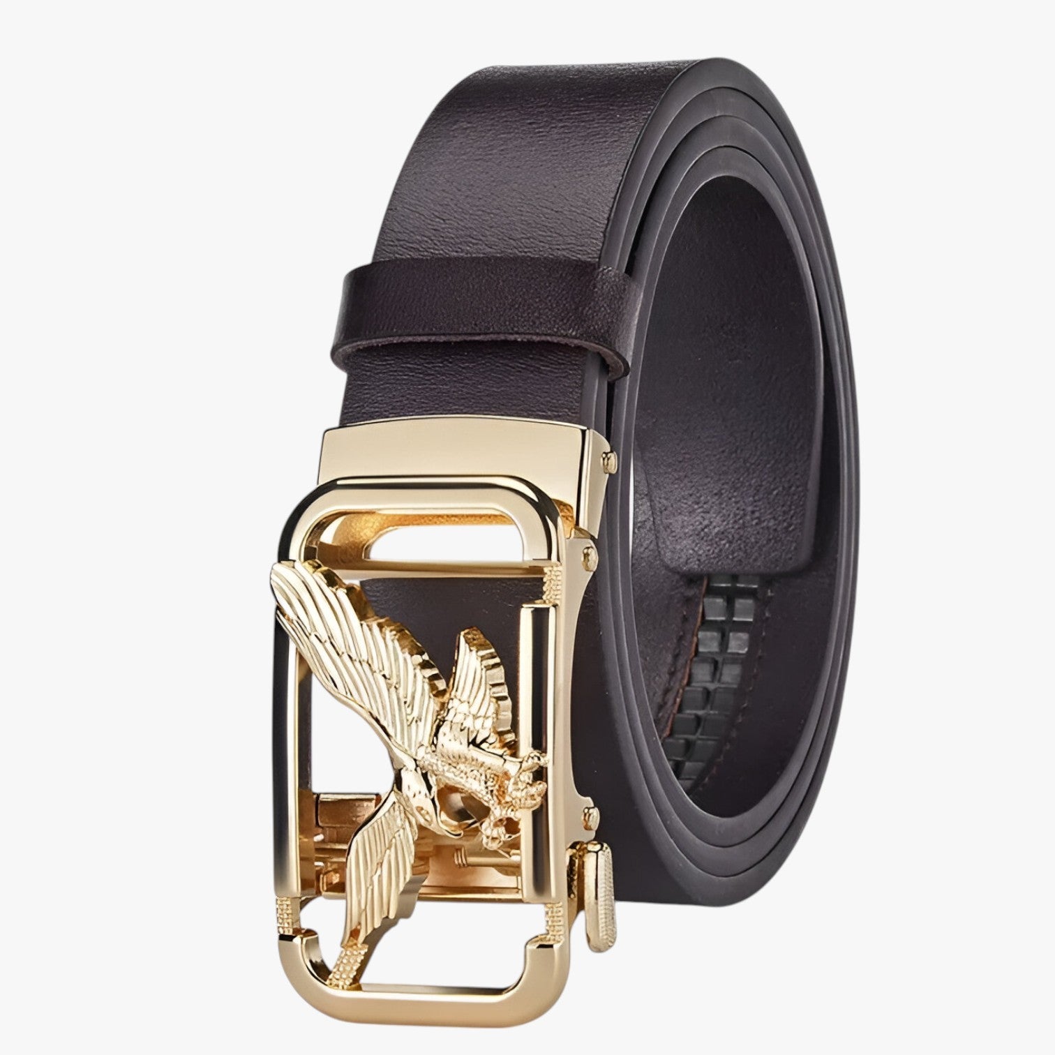 Atlas | Stile Fiero Cintura in Vera Pelle con Fibbia Aquila - oro - Belts belts for men Mens belt - Concept Palermo