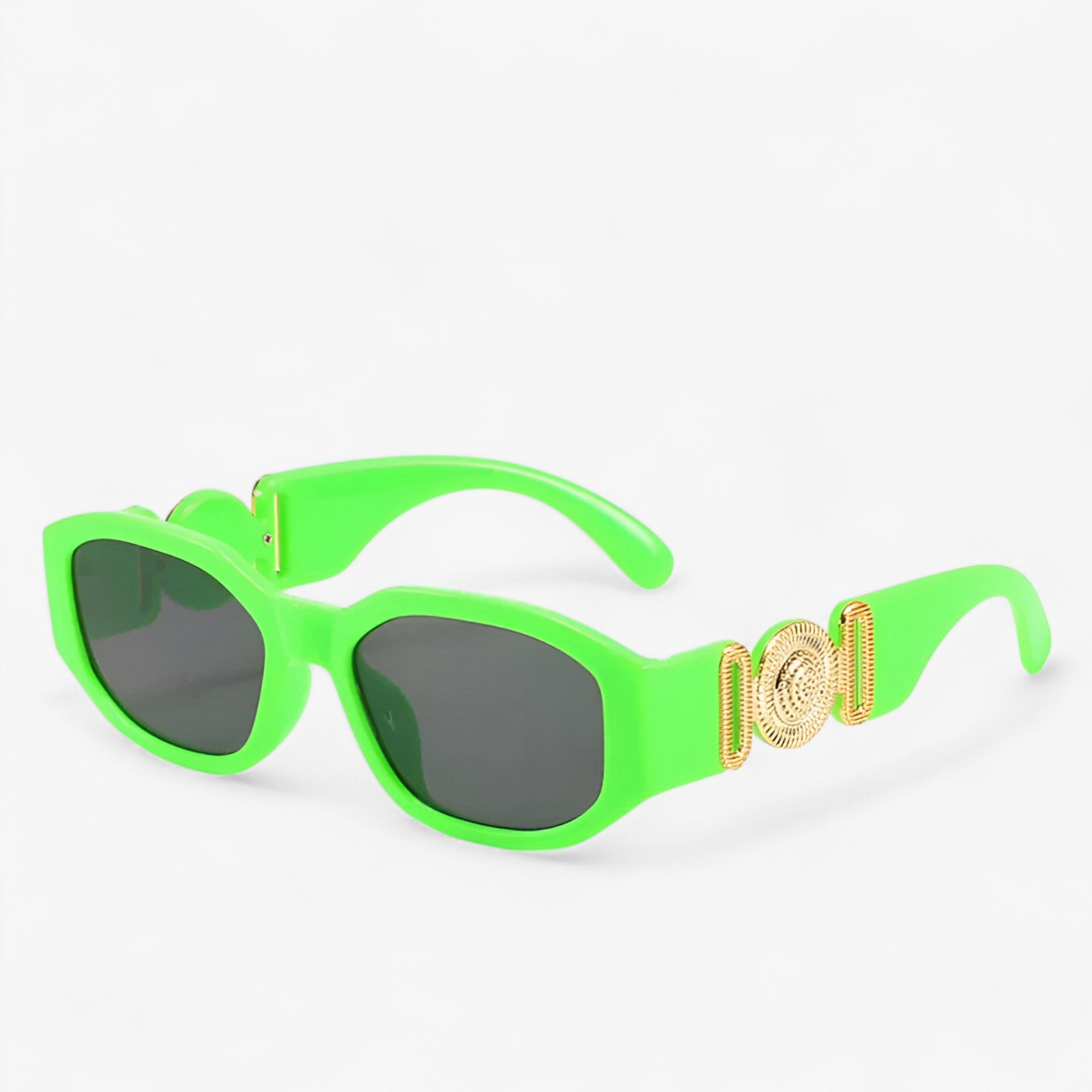Liam | Occhiali da sole rettangolari piccoli da viaggio e stile vintage - Verde As shown - Fashion Sunglasses men sunglasses polarized mens sunglasses Polarized man sunglasses Sunglasses sunglasses polarized men - Concept Palermo