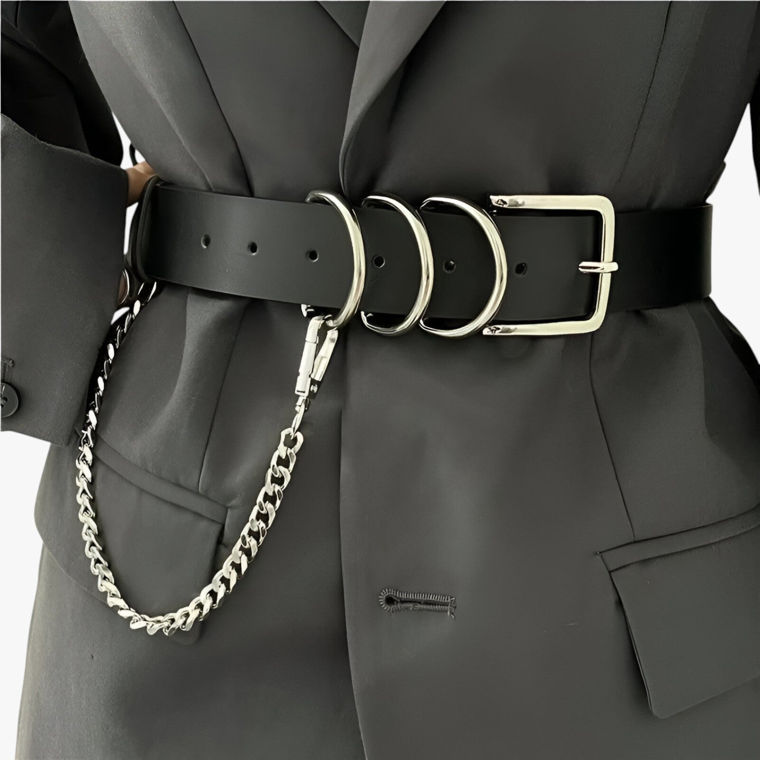 Alain | Vita punk con catena versatile - - belts for woman waist belt for women Womens belt - Concept Palermo