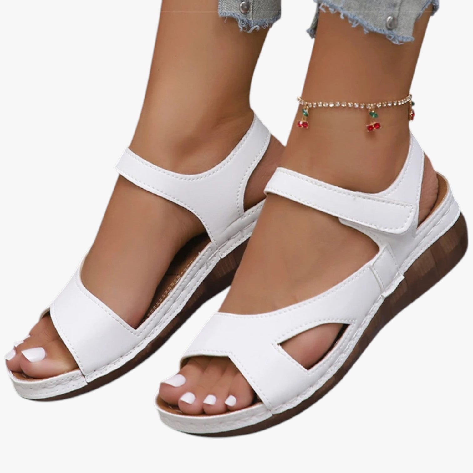 Amira | Sandali Donna Comfort Leggero con Tacco Basso - - breathable sandals fashion sandals stylish sandals - Concept Palermo