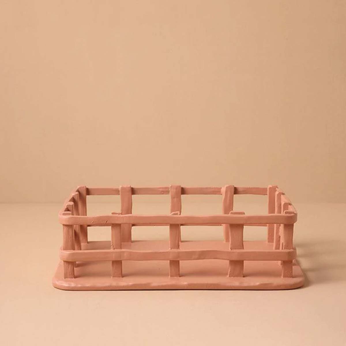 Ciotola di Frutta in Resina Artistica con Design Elegante - Terracotta - Ceramics Decor Kitchen - Concept Palermo