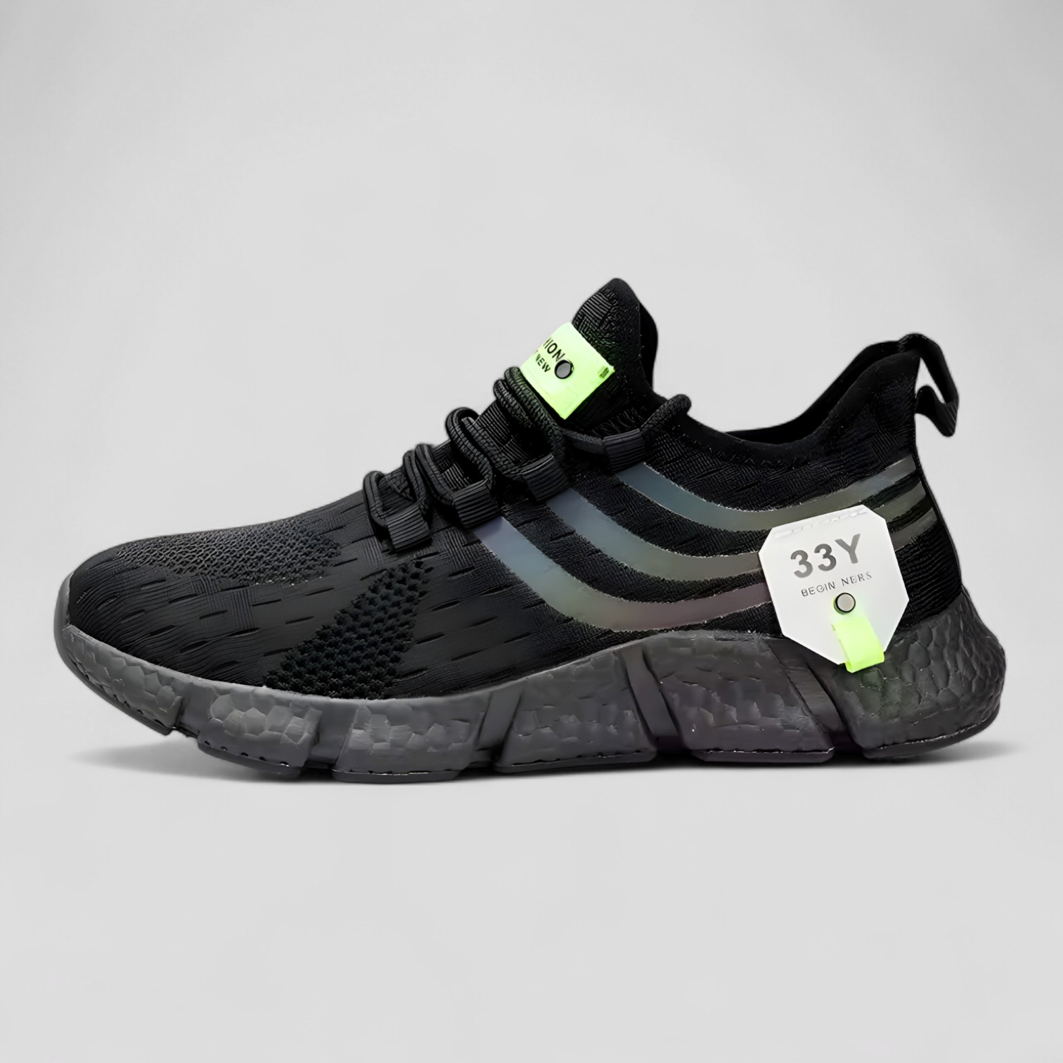 Ignacio | Scarpe Padel Uomo Comfort Antiscivolo - Nero - attrezzatura per padel calzature ergonomiche comfort per il gioco materiale traspirante scarpe da padel scarpe da tennis scarpe per sportivi scarpe per uomini scarpe sportive suola antiscivolo - Concept Palermo