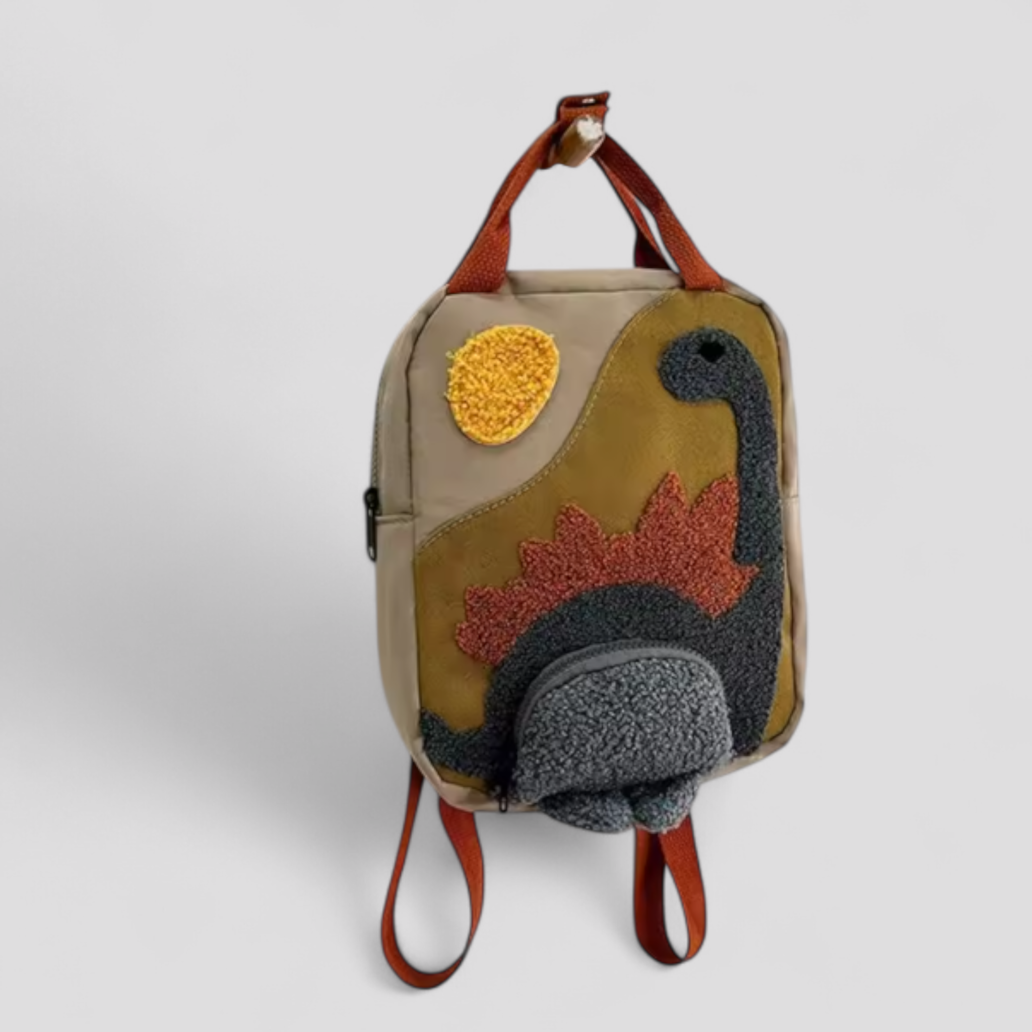 Carlo | Zaino Bambini Personalizzabile Tema Dinosauro - - accessori per bambini design divertente zaino bambini personalizzato zaino con nome zaino con spallacci regolabili zaino di alta qualità zaino dinosauro zaino per bambini zaino resistente zaino unico - Concept Palermo