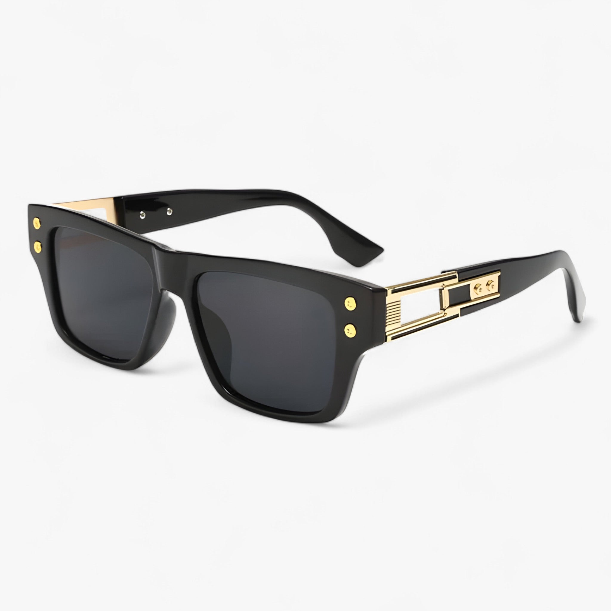 Romy | Occhiali da sole vintage unisex squadrati - Nero Come immagine - Fashion Sunglasses men sunglasses polarized mens sunglasses Polarized man sunglasses Sunglasses sunglasses polarized men - Concept Palermo