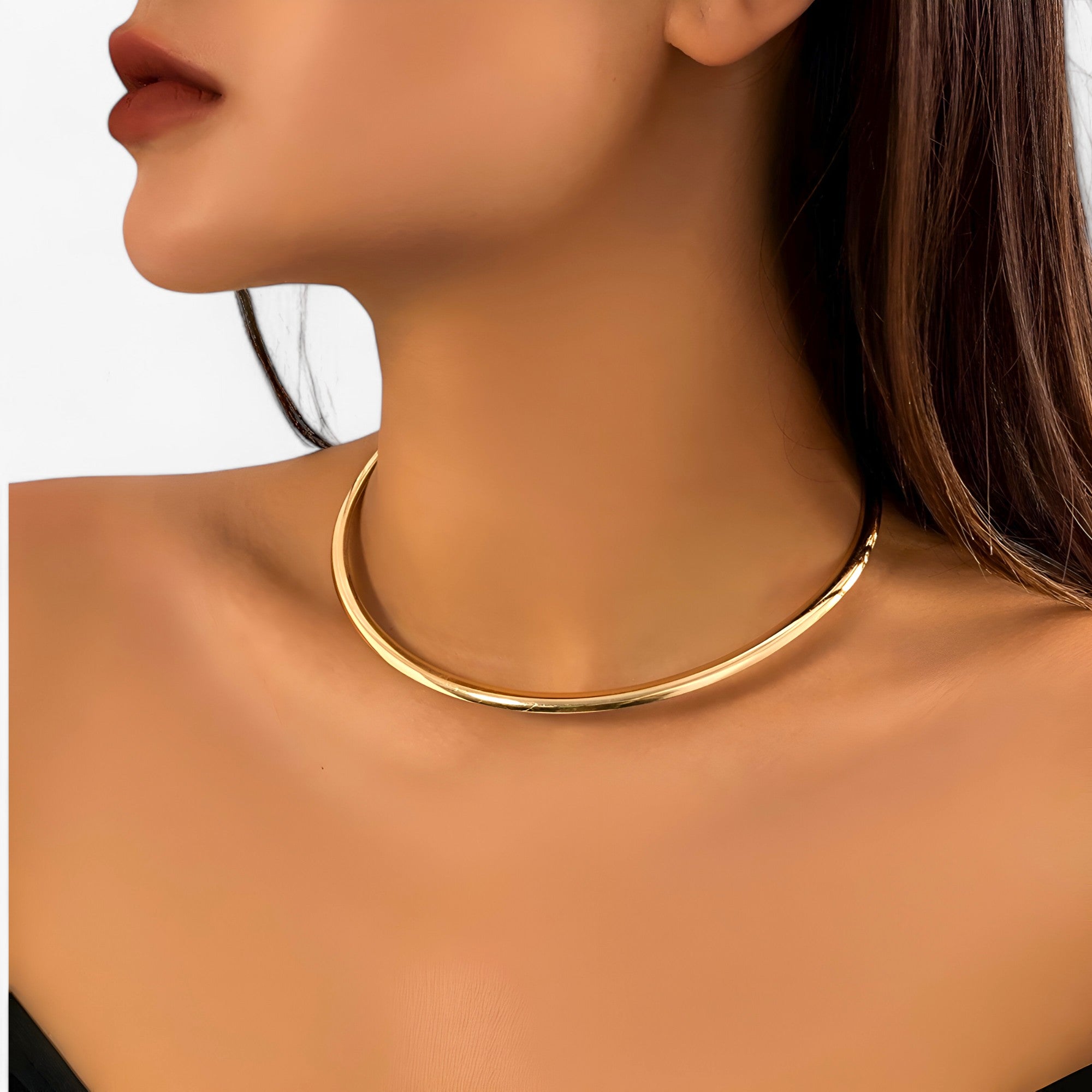 Aira | Collana Choker Oro Singola - Elegante Opzione di Stile per Ogni Look da Festa - - necklaces Necklaces for Women WOMEN - Concept Palermo