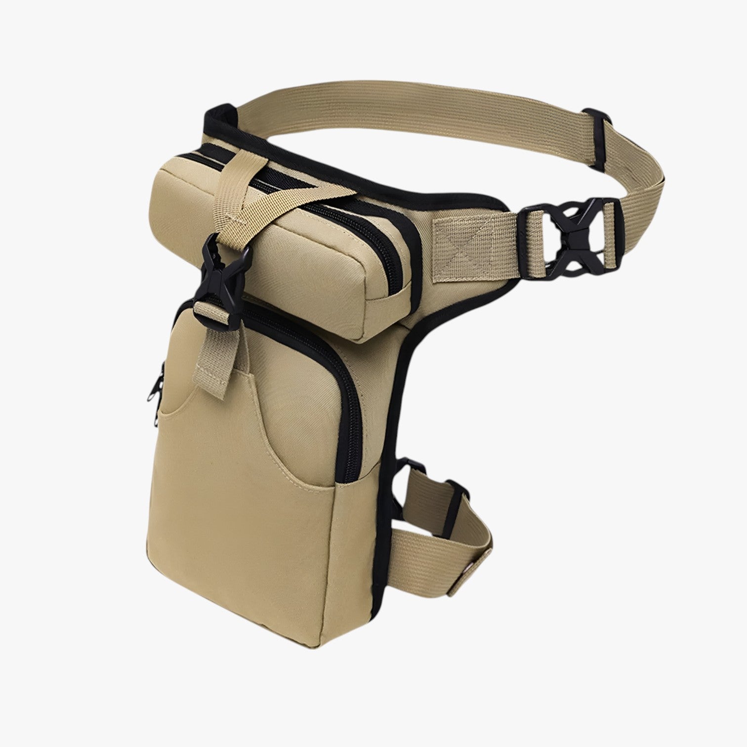 Benedict | Borsa Vita Versatile per Moto e Ciclismo Cinture Regolabili - Khaki - Bags bags for men Crossbody Bags - Concept Palermo
