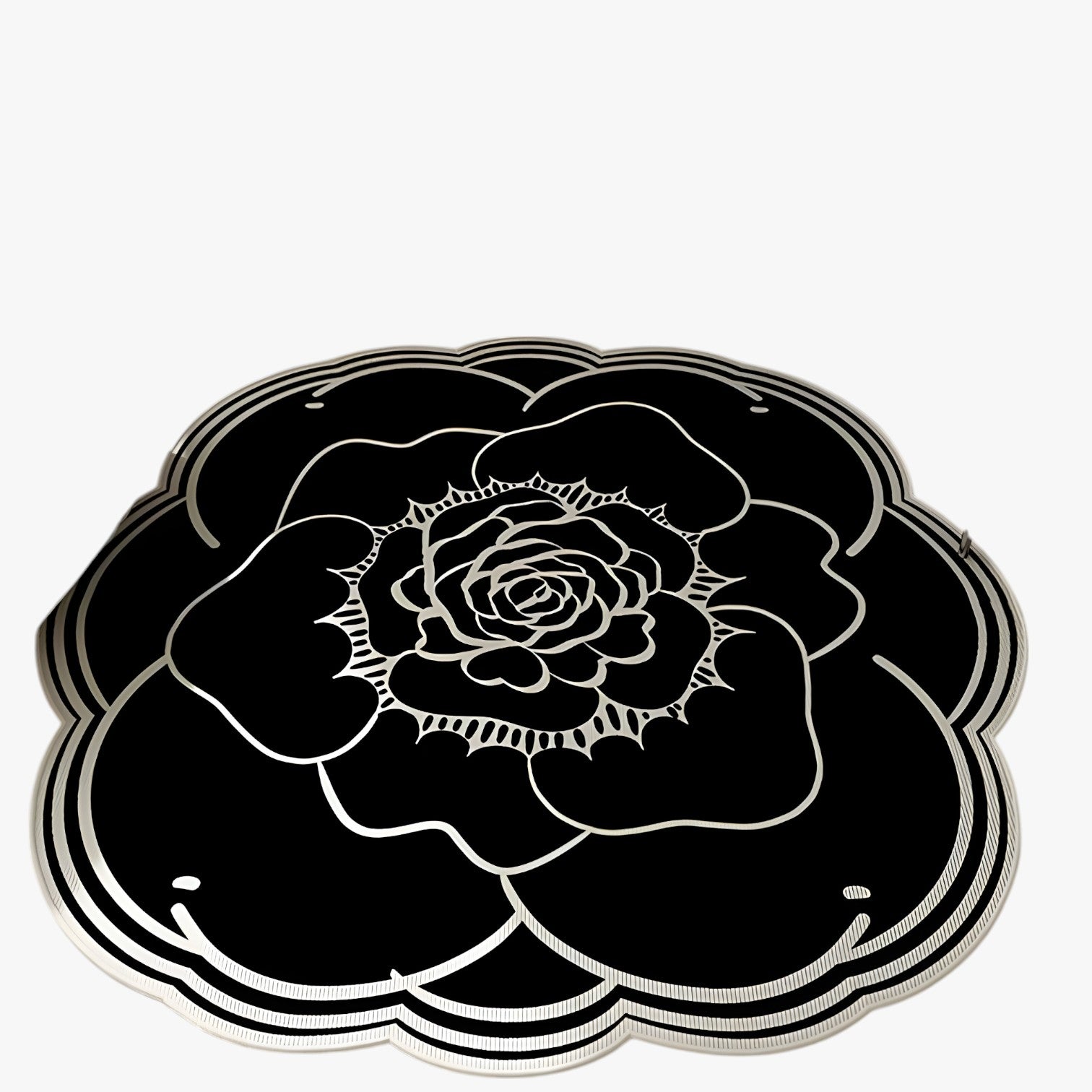 Frostine | Tappeto in cristallo floreale – Morbido, Elegante e Antiscivolo - - bedroom Home home decor - Concept Palermo