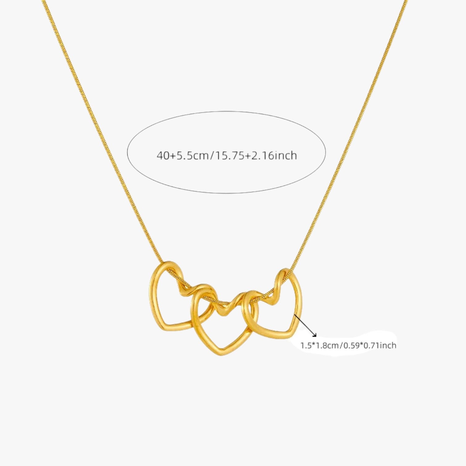 Maxine | Collana minimalista con cuore dorato - - elegant womens necklaces necklace NECKLACES Necklaces for Women - Concept Palermo