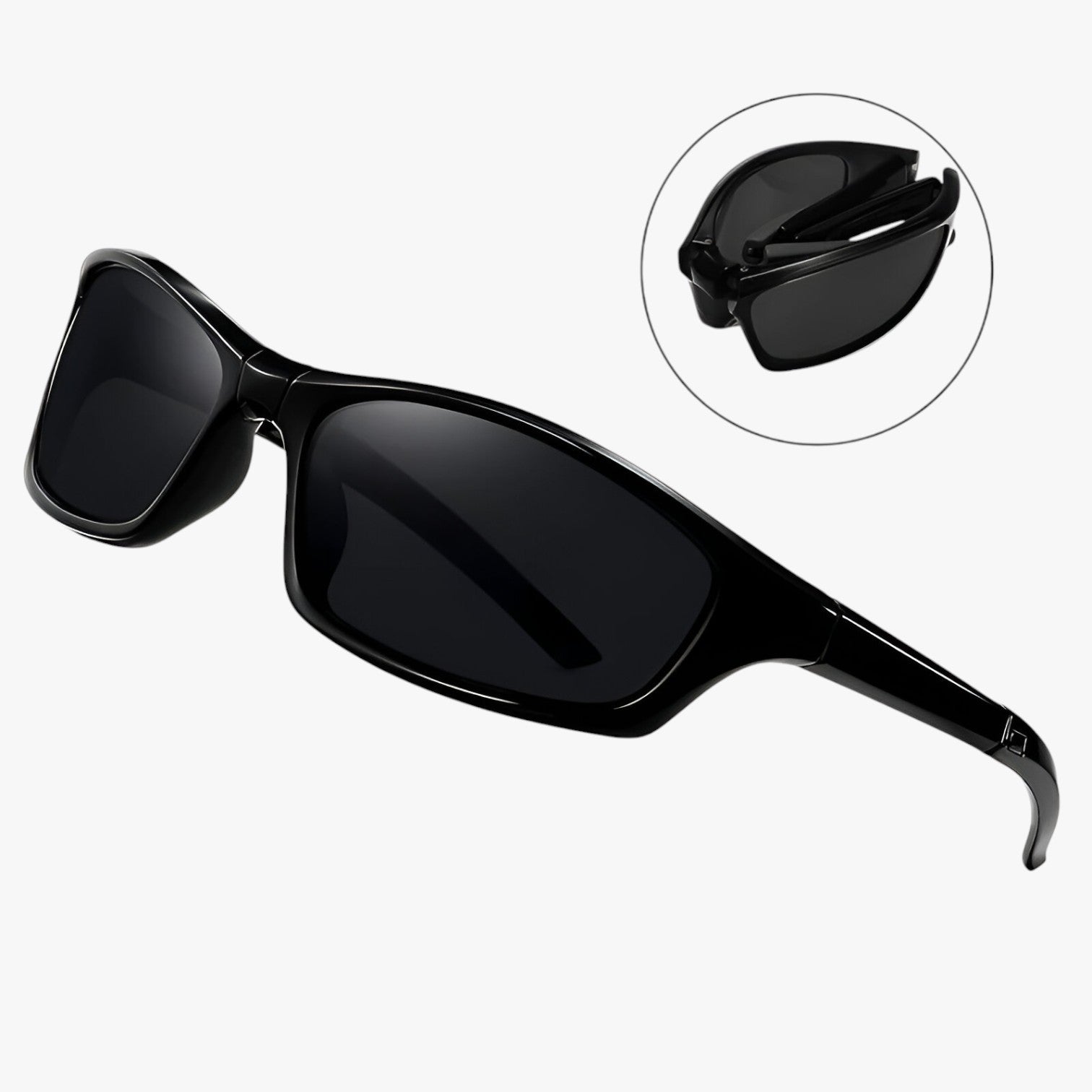 Deven | Occhiali da sole sportivi pieghevoli – leggeri e anti-riflesso - - mens sunglasses Polarized man sunglasses Sunglasses sunglasses polarized men - Concept Palermo