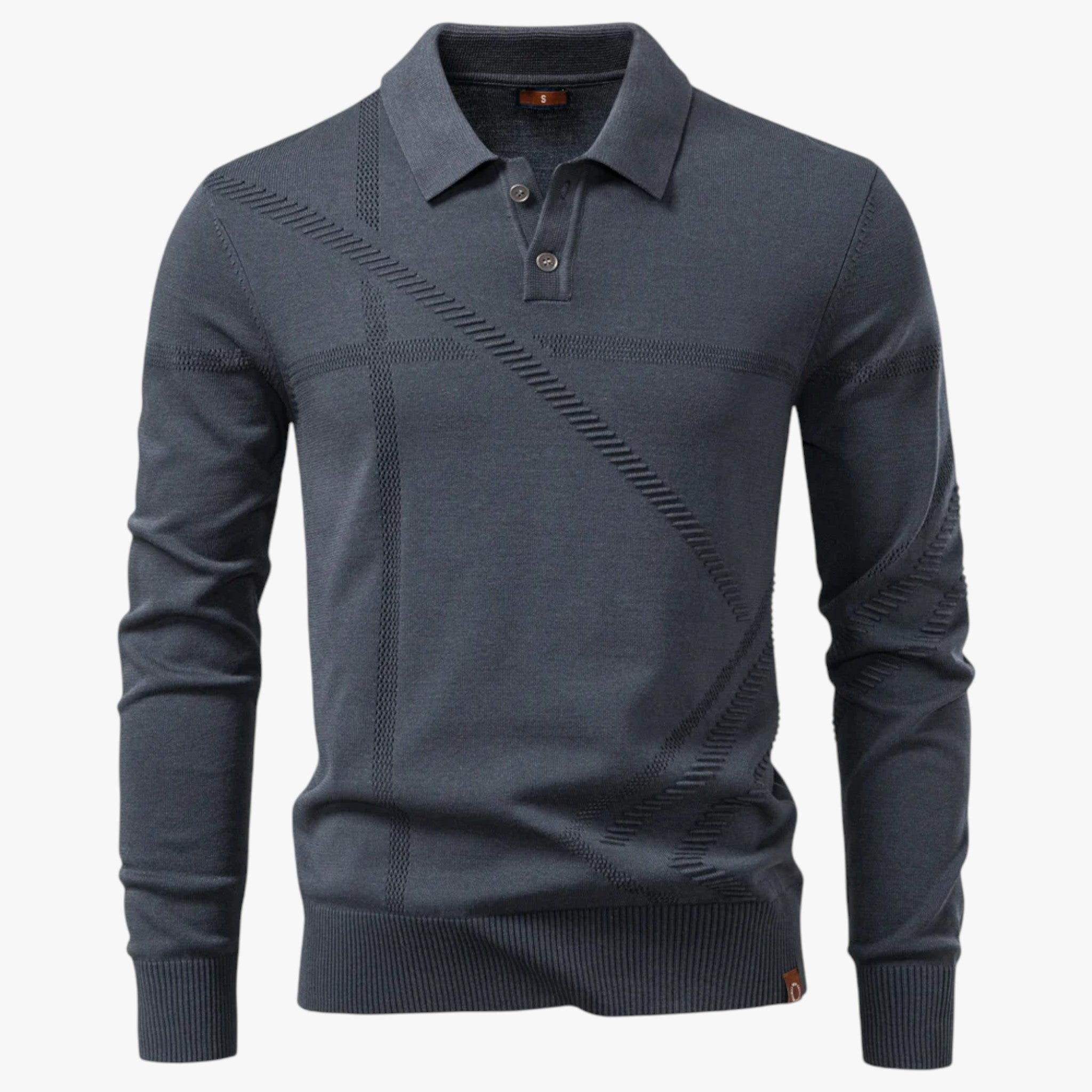 Lando | Maglione Polo Uomo - Grigio scuro - Clothes clothes men Sweater sweater men sweaters - Concept Palermo