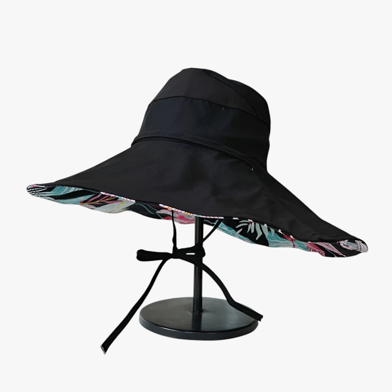 Marjorie | Cappello estivo con tesa larga – Massima protezione UV in stile Boho - Nero L - beach hat Hat for girls summer hat sun hat Sun Hats women hat - Concept Palermo