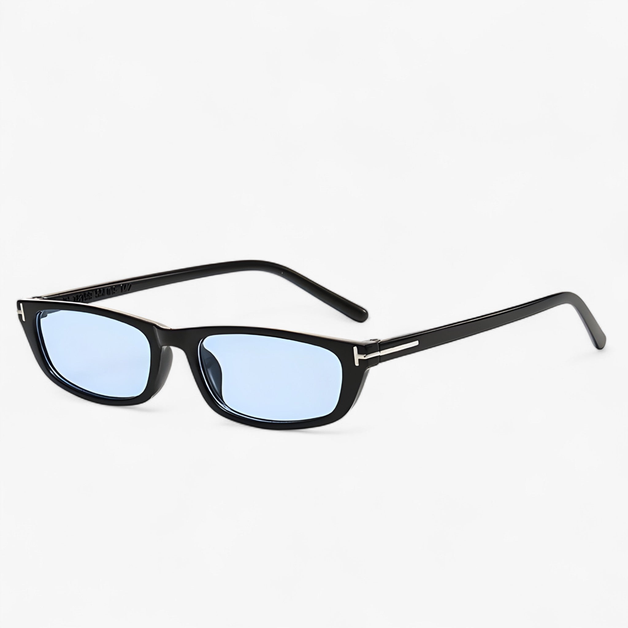 Inigo | Occhiali da sole rettangolari in stile europeo-americano - Nero Blu - Fashion Sunglasses men sunglasses polarized mens sunglasses Polarized man sunglasses Sunglasses sunglasses polarized men - Concept Palermo